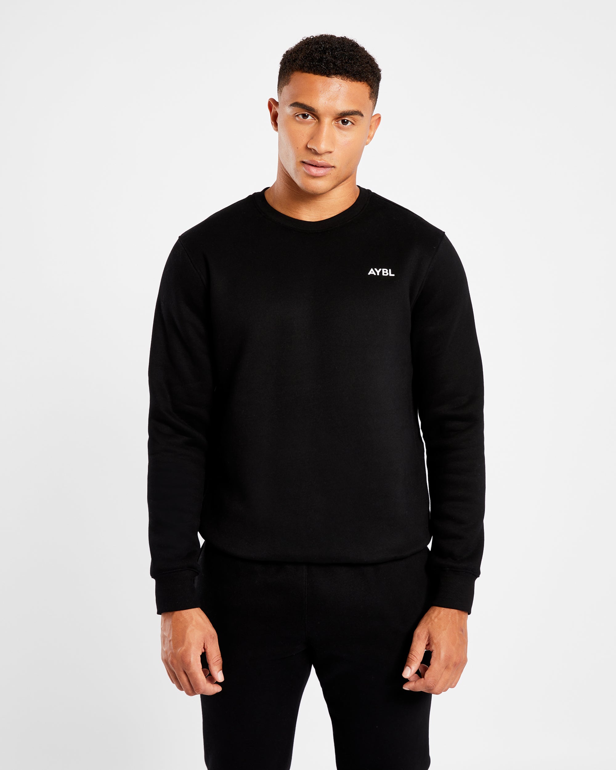 Essential-Pullover – Schwarz