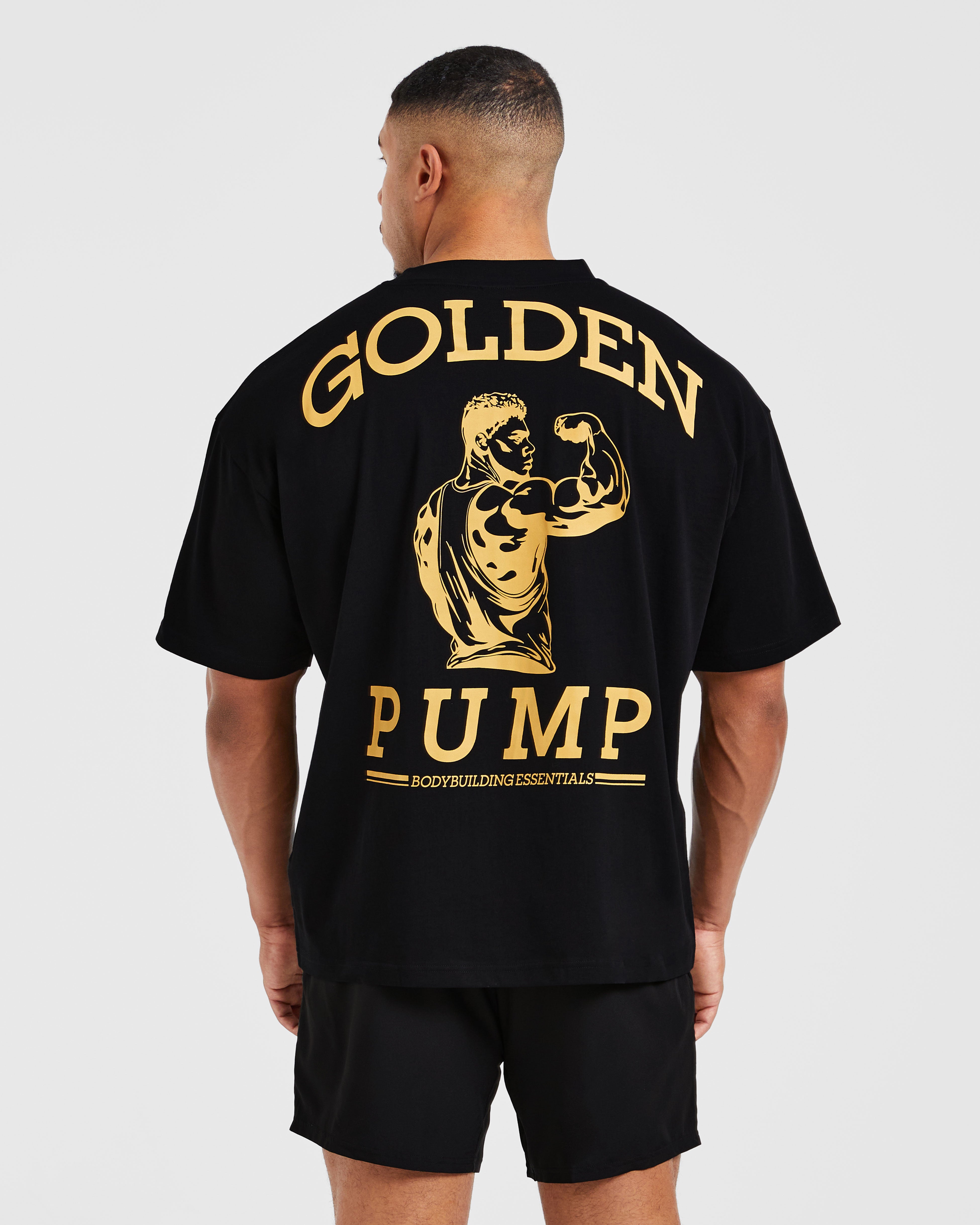 Wesley Vissers X Golden Pump Oversized T Shirt - Black