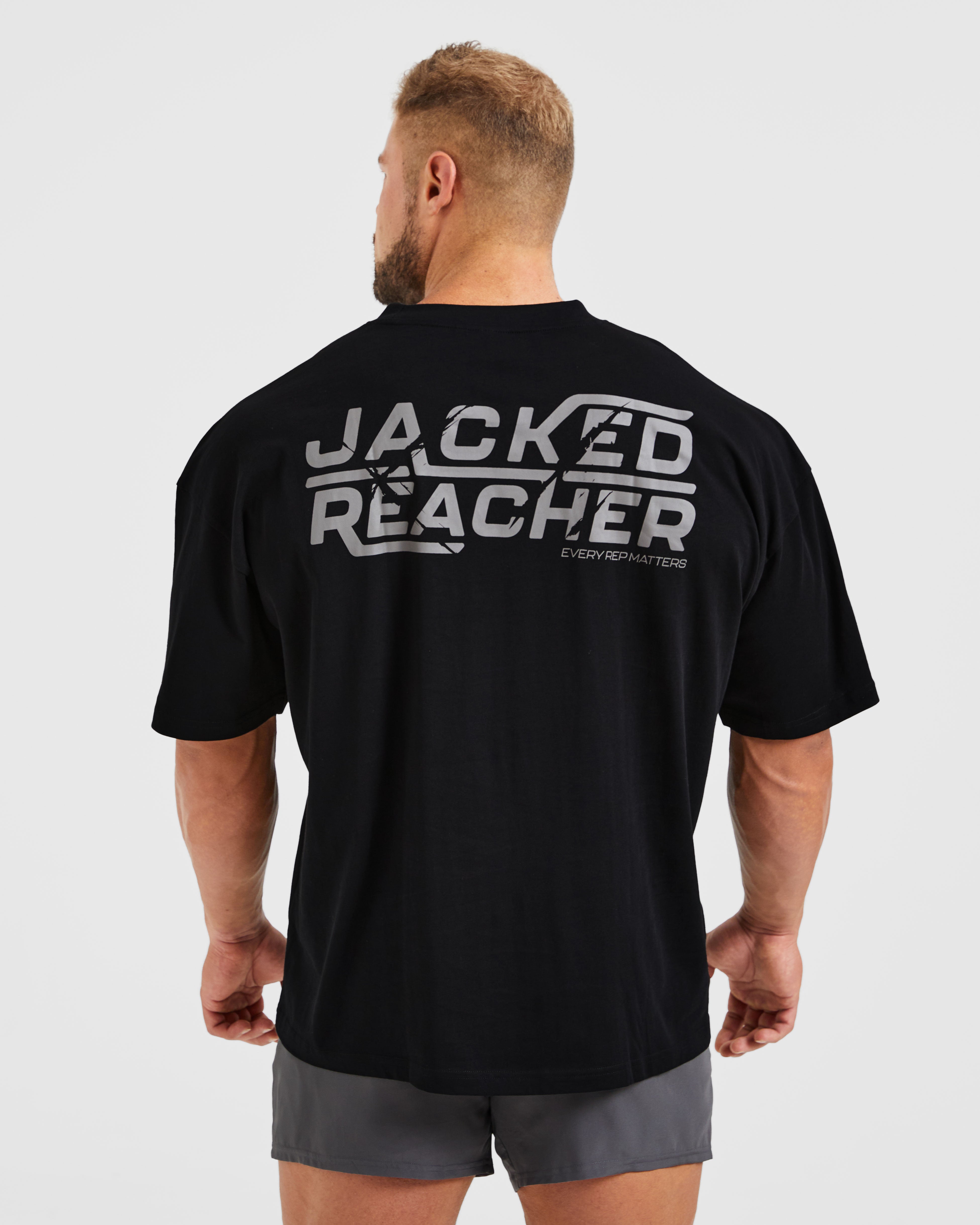 Wesley Vissers X Jacked Reacher Oversized T Shirt - Black