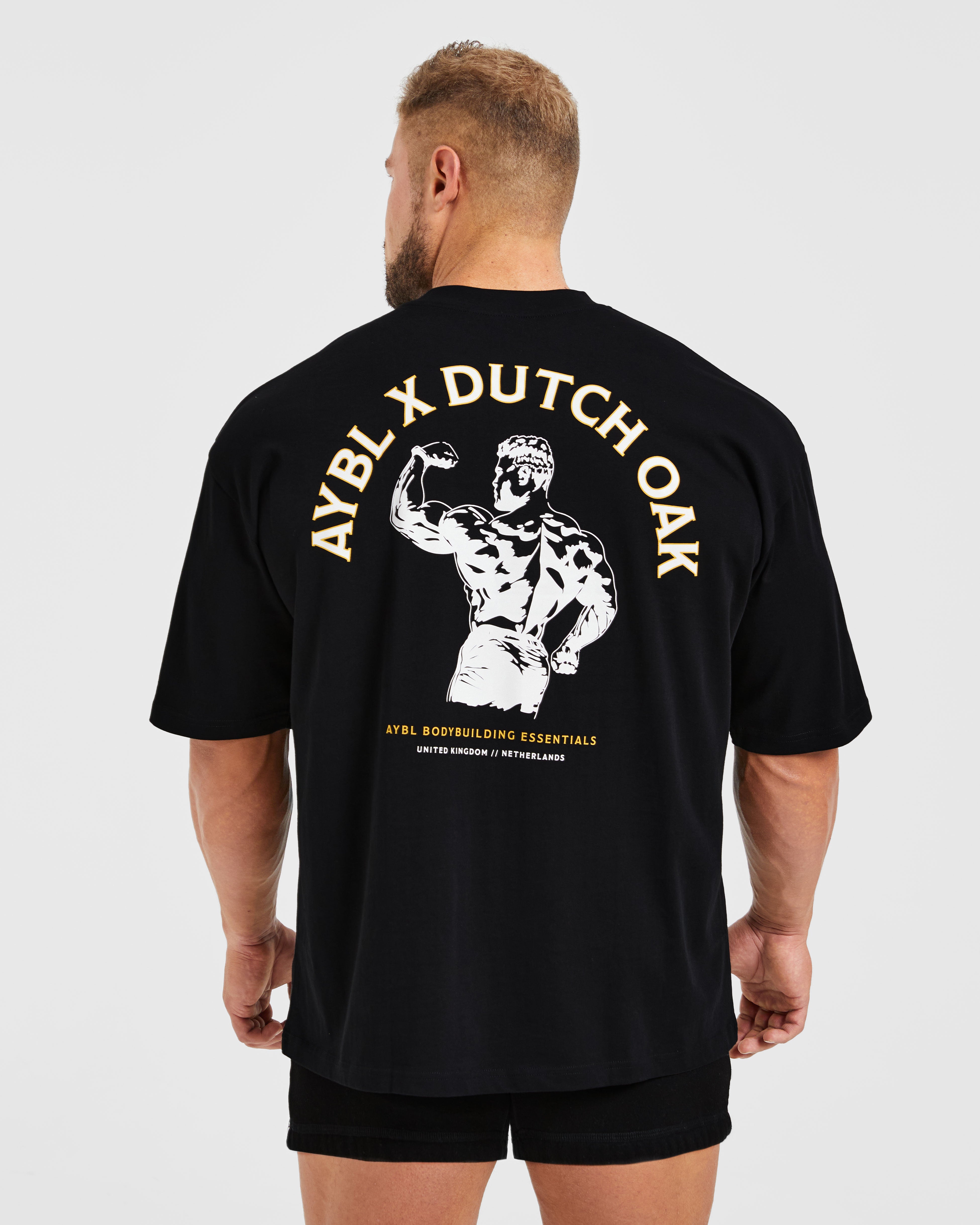 Wesley Vissers X Dutch Oak Oversized T Shirt - Black/White