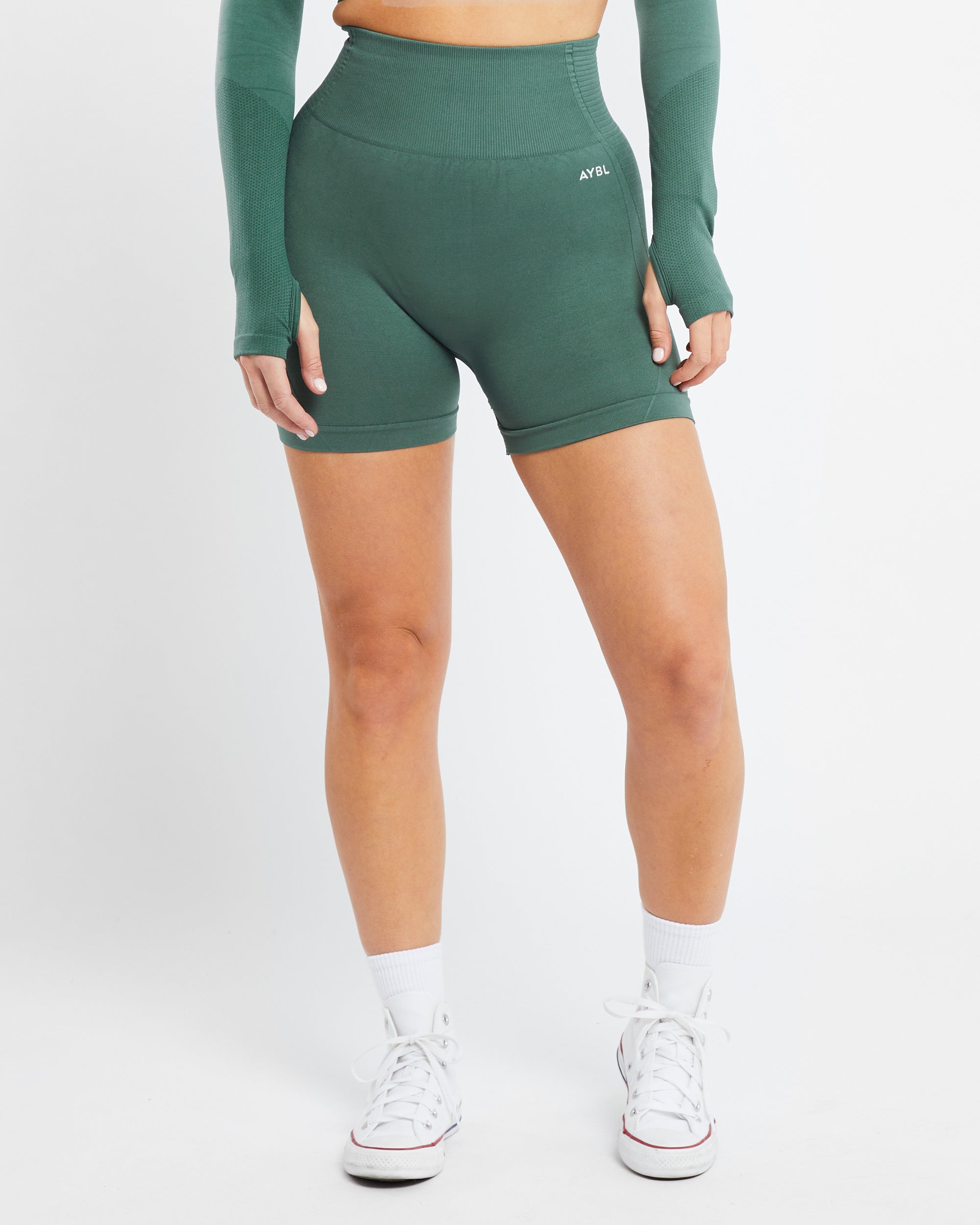 Balance V2 Seamless Shorts - Green - aybldev