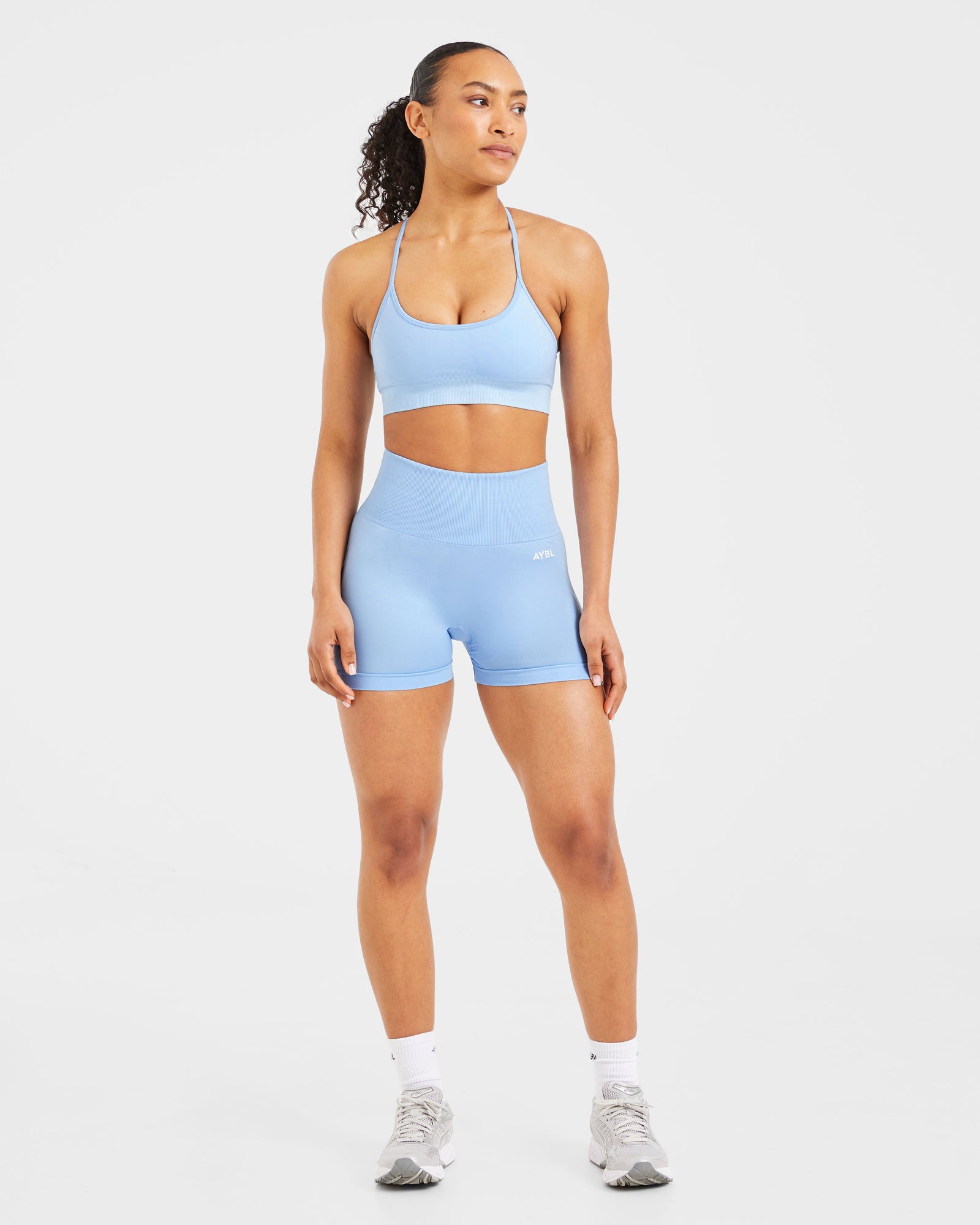 JD Empower Seamless Shorts - Sky Blue