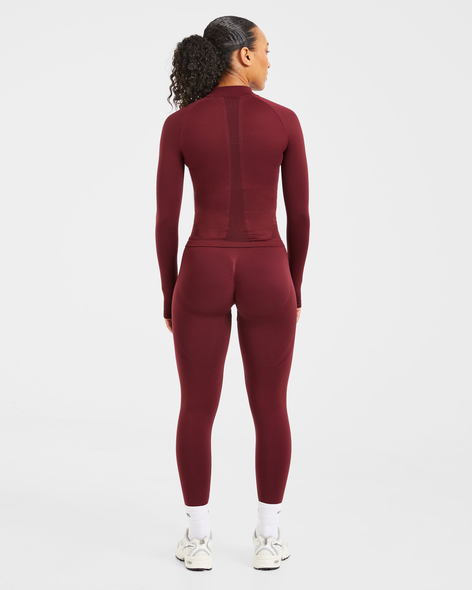 JD Empower Seamless Full Zip Jacket - Red Wine