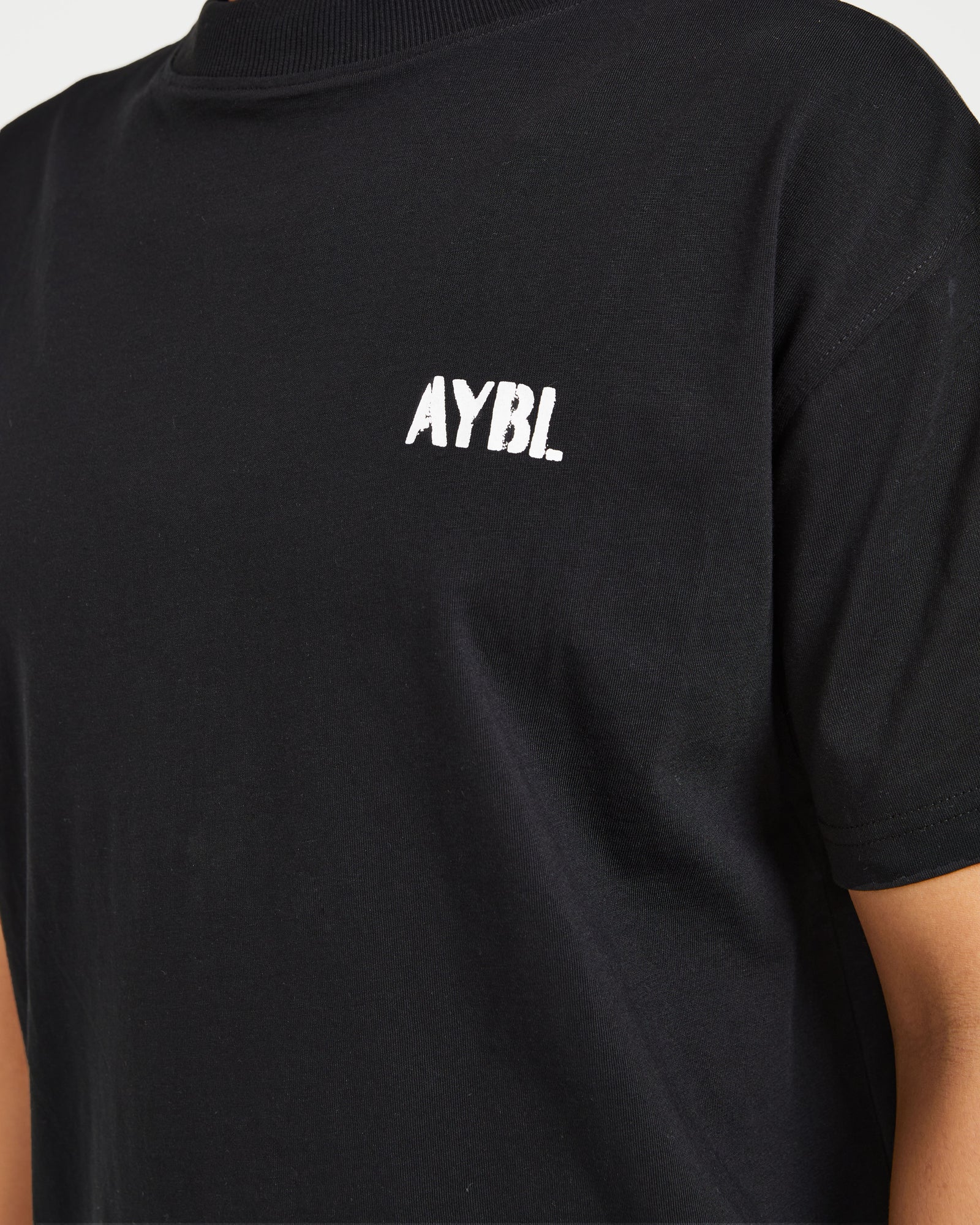 Athletics Strength Club Oversized T Shirt - Black