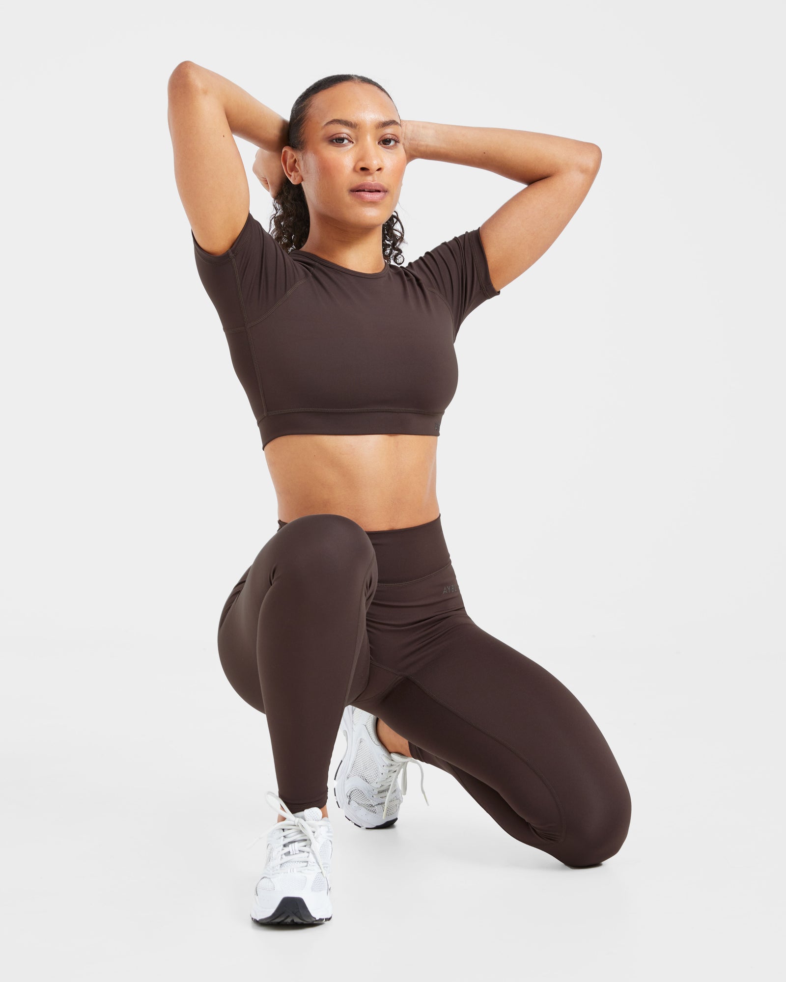 Staple Crop Top - Coffee Brown