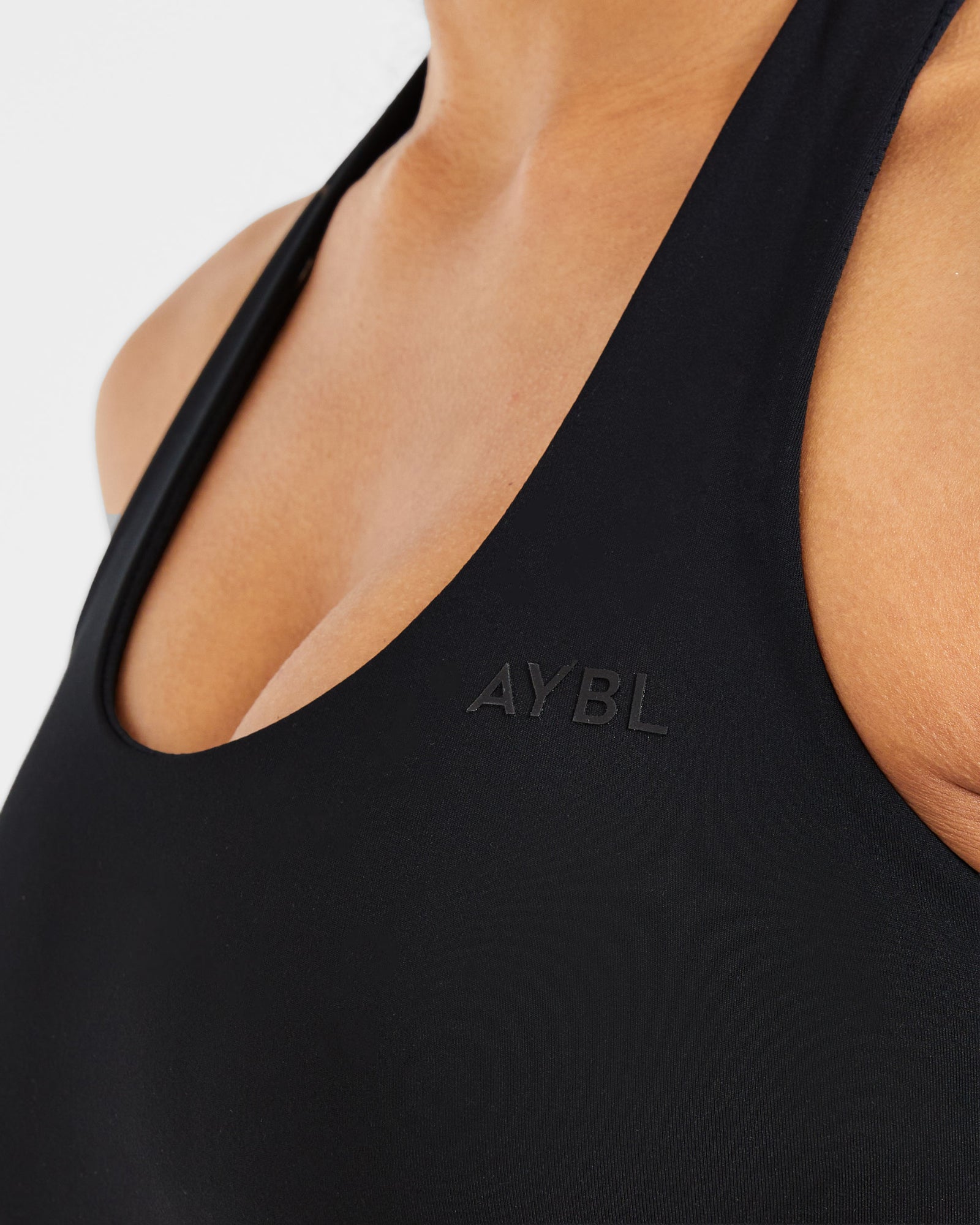 Staple Halterneck Crop Top - Black