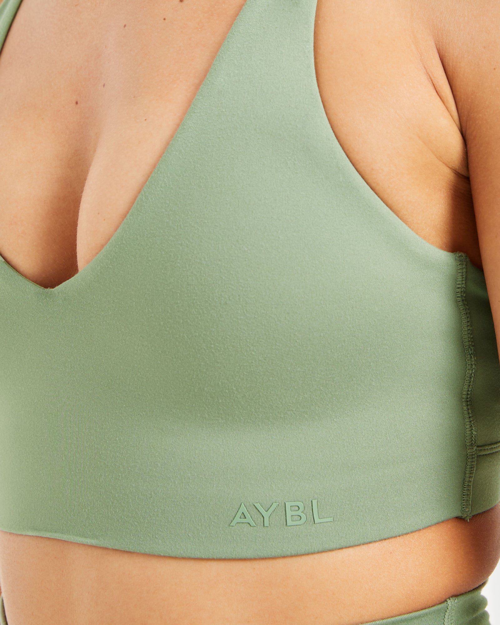 Staple Sports Bra - Olive Green