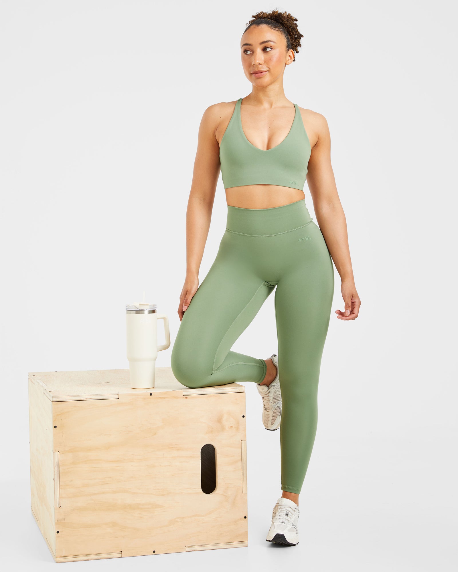 Staple Leggings - Olive Green
