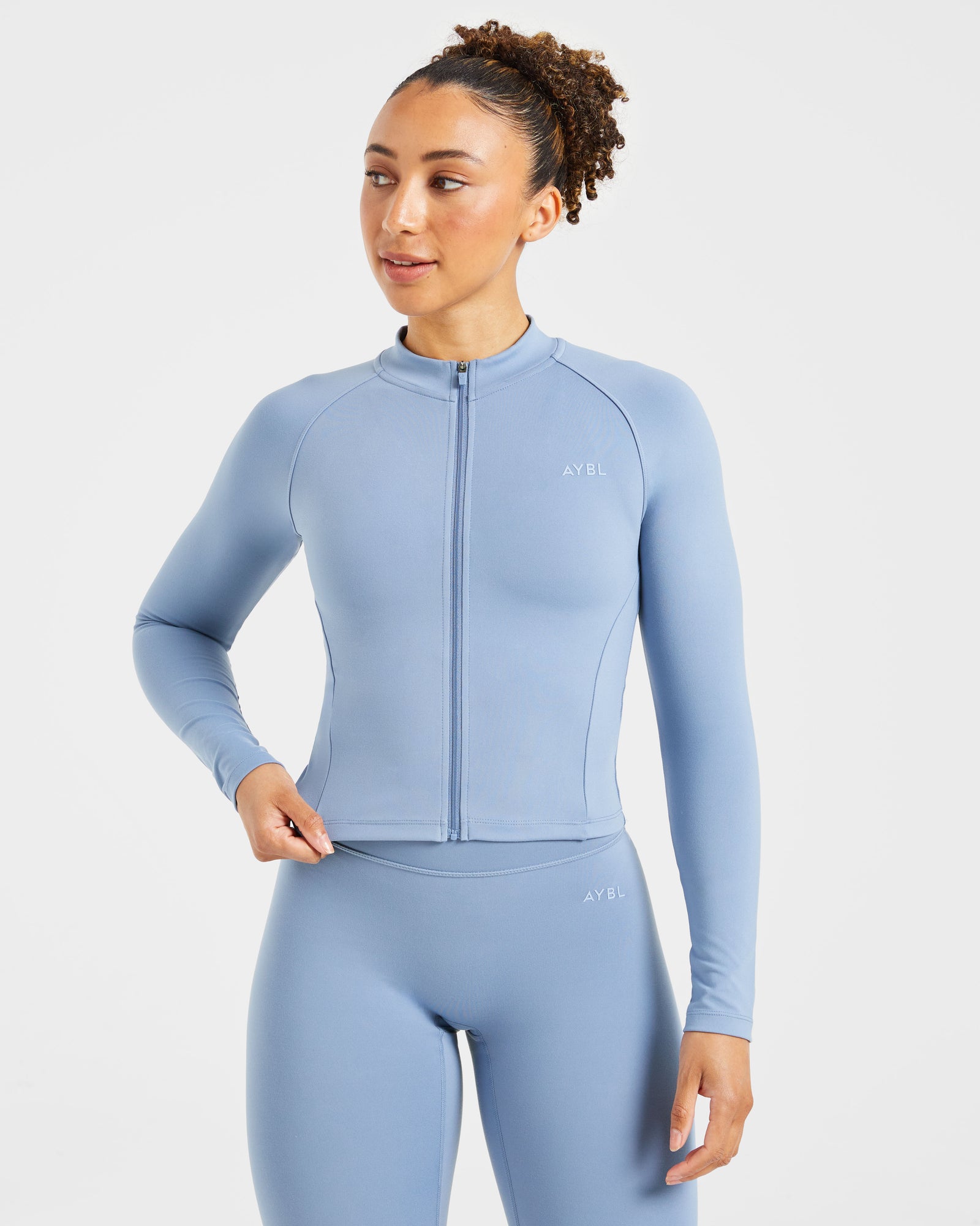 Staple Zip Jacket - Slate Blue