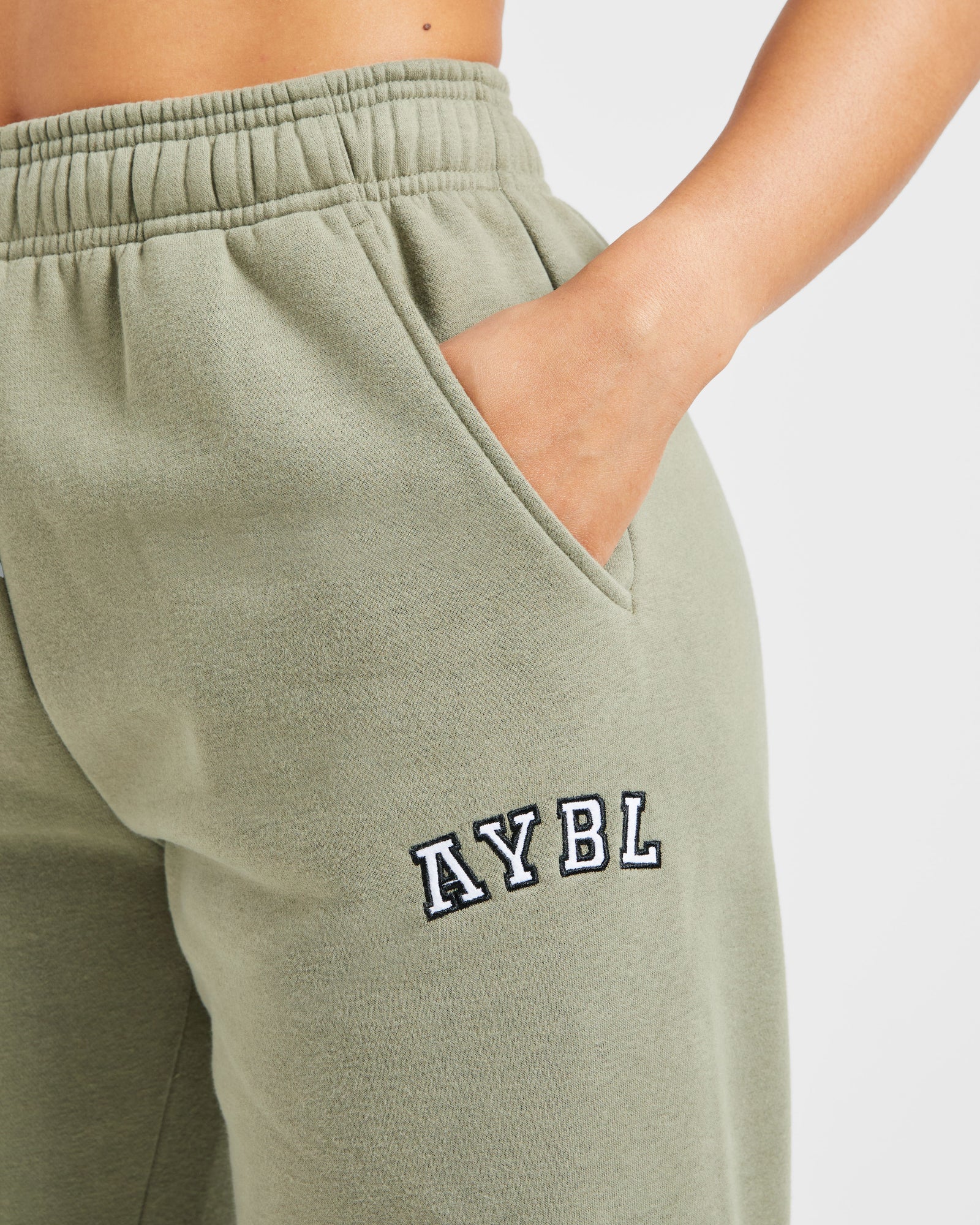 Varsity 2.0 Oversized Joggers - Muted Olive