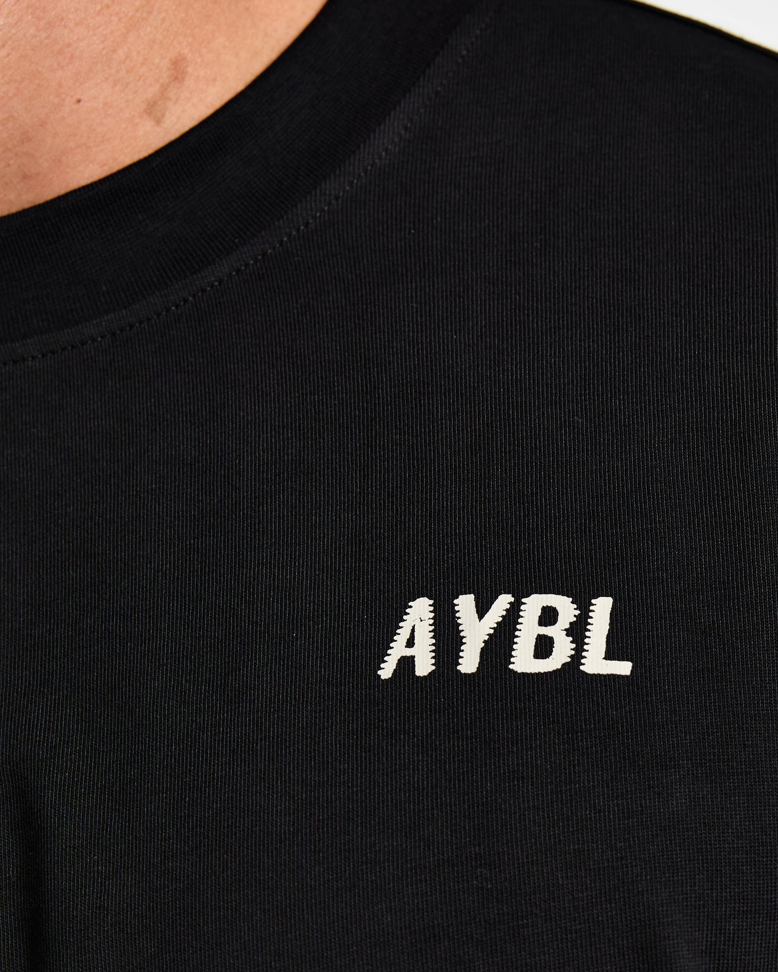 Lift Heavy Oversized T Shirt - Black/Off White