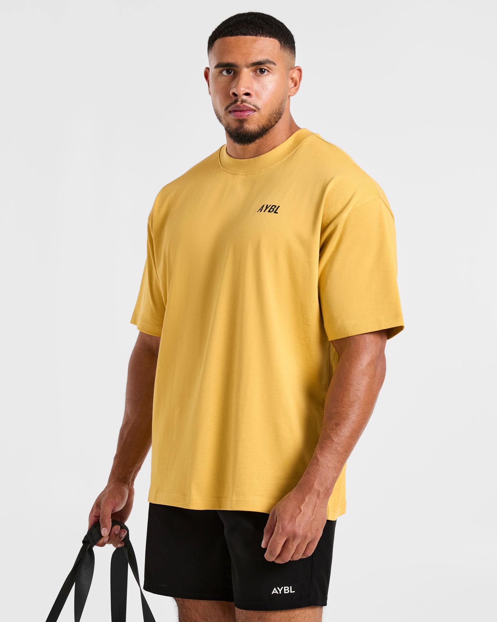 Lift Heavy Oversized T Shirt - Vintage Yellow