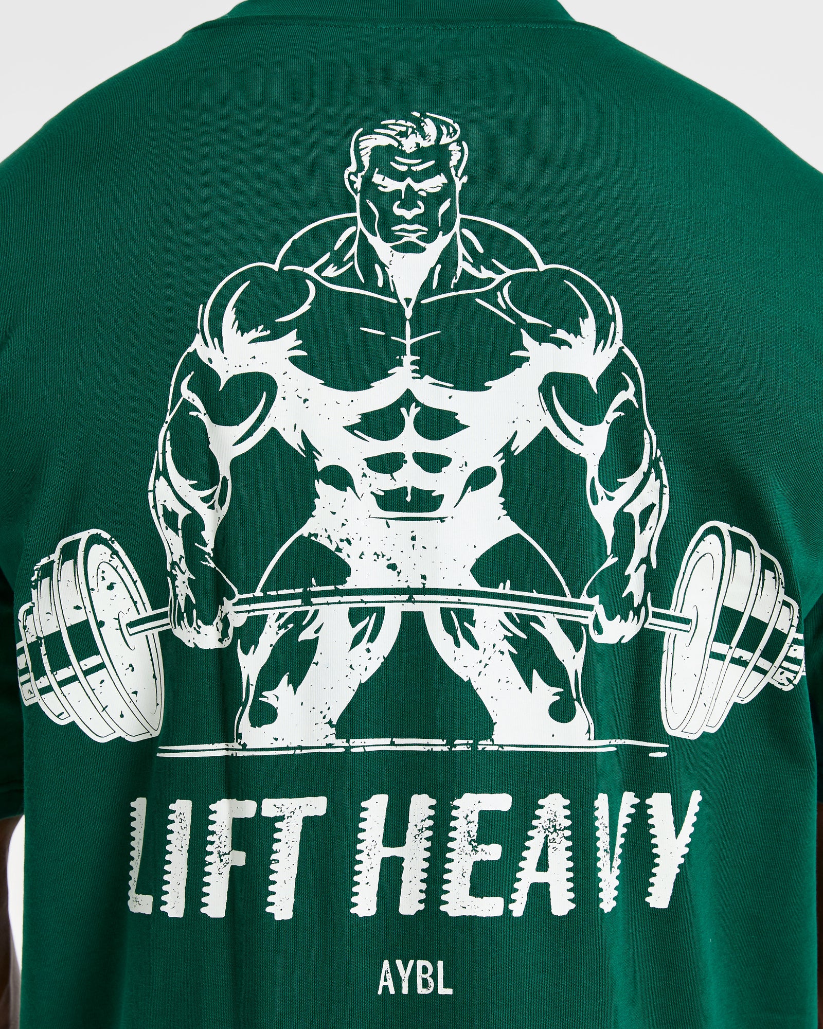 Lift Heavy Oversized T Shirt - Forest Green