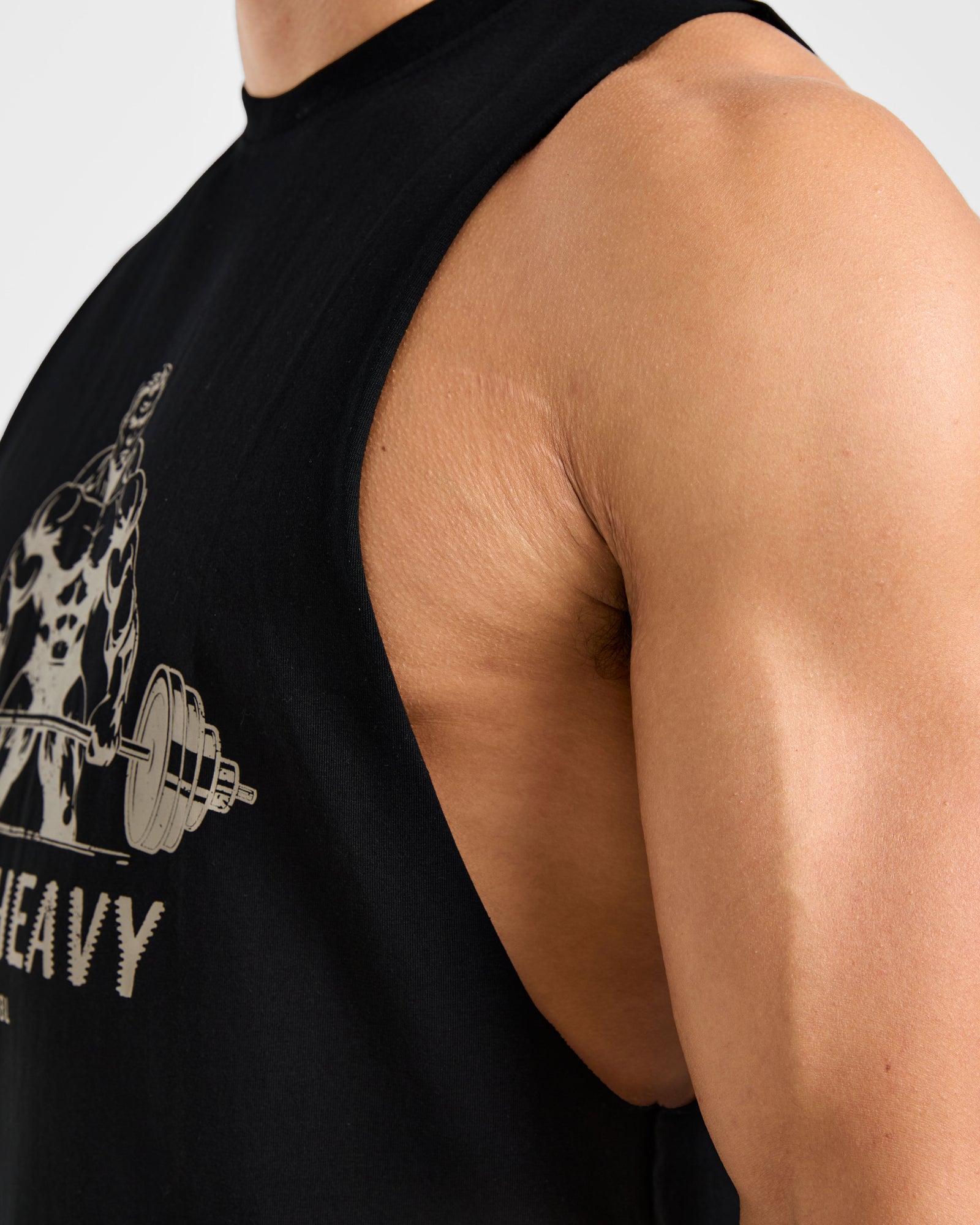 Lift Heavy Tank - Black/Off White