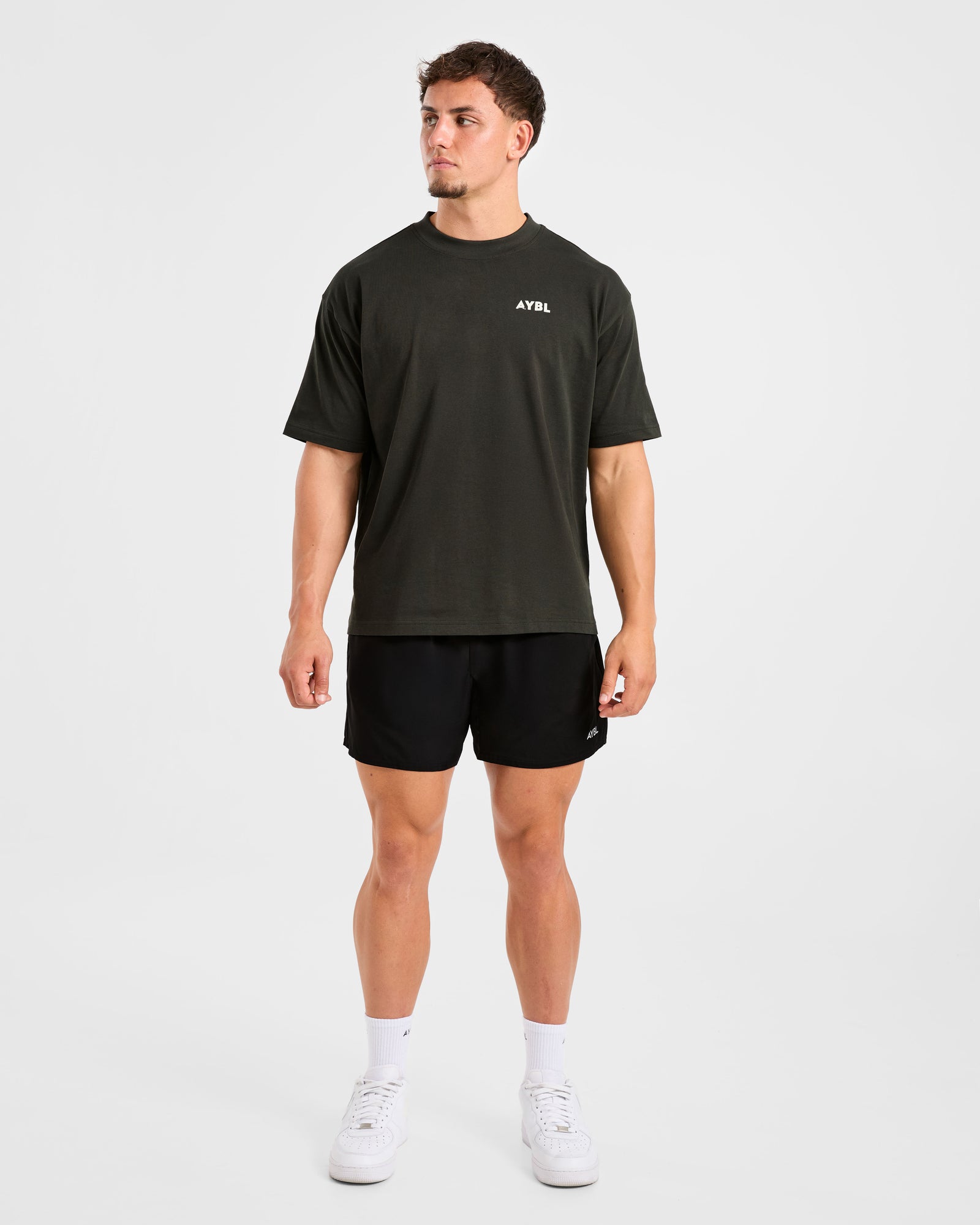 Future Fitness Oversized T Shirt - Charcoal/Mauve