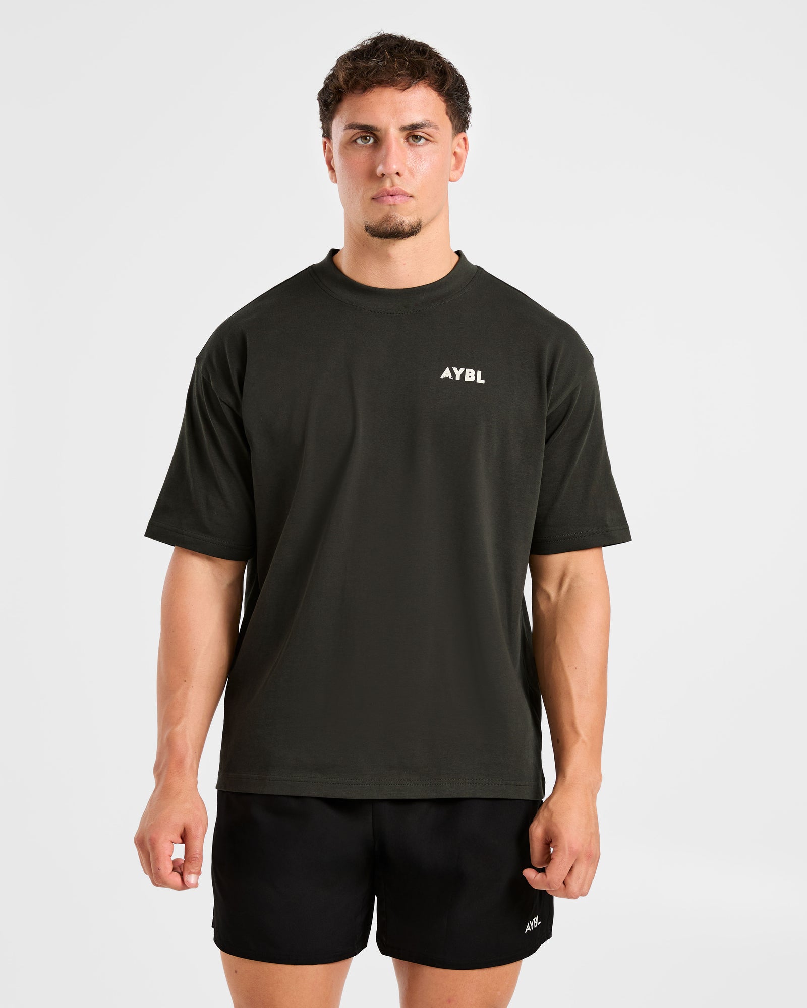 Future Fitness Oversized T Shirt - Charcoal/Mauve