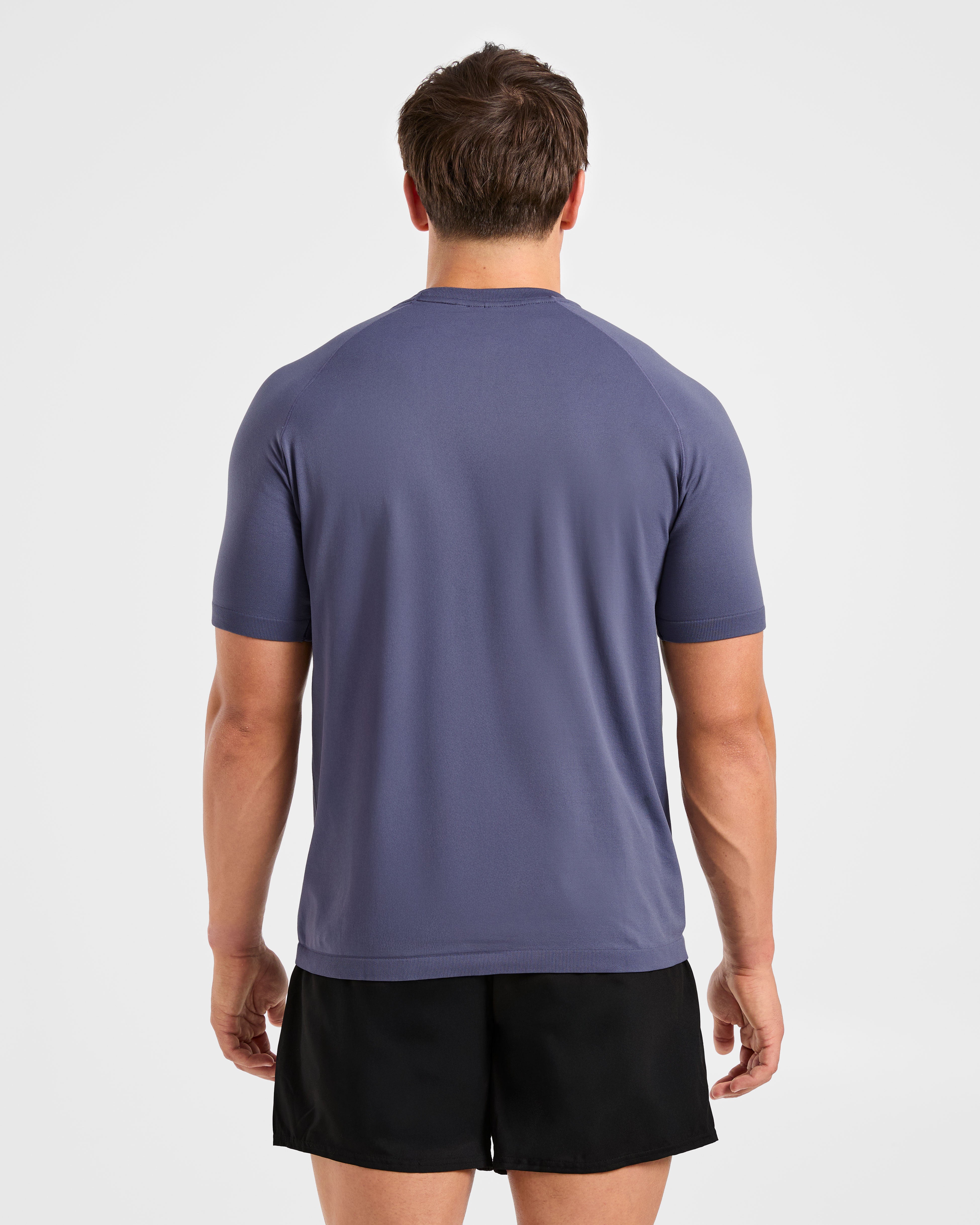 Ascend Seamless T Shirt - Denim Blue