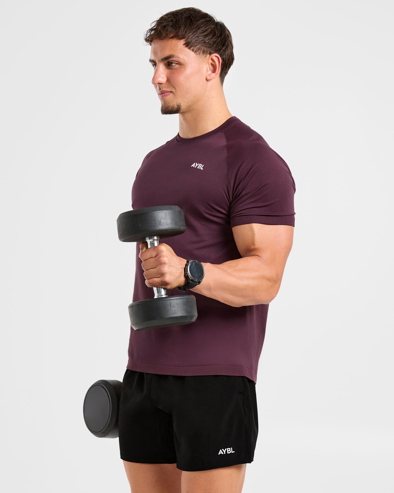 Ascend Seamless T Shirt - Deep Plum