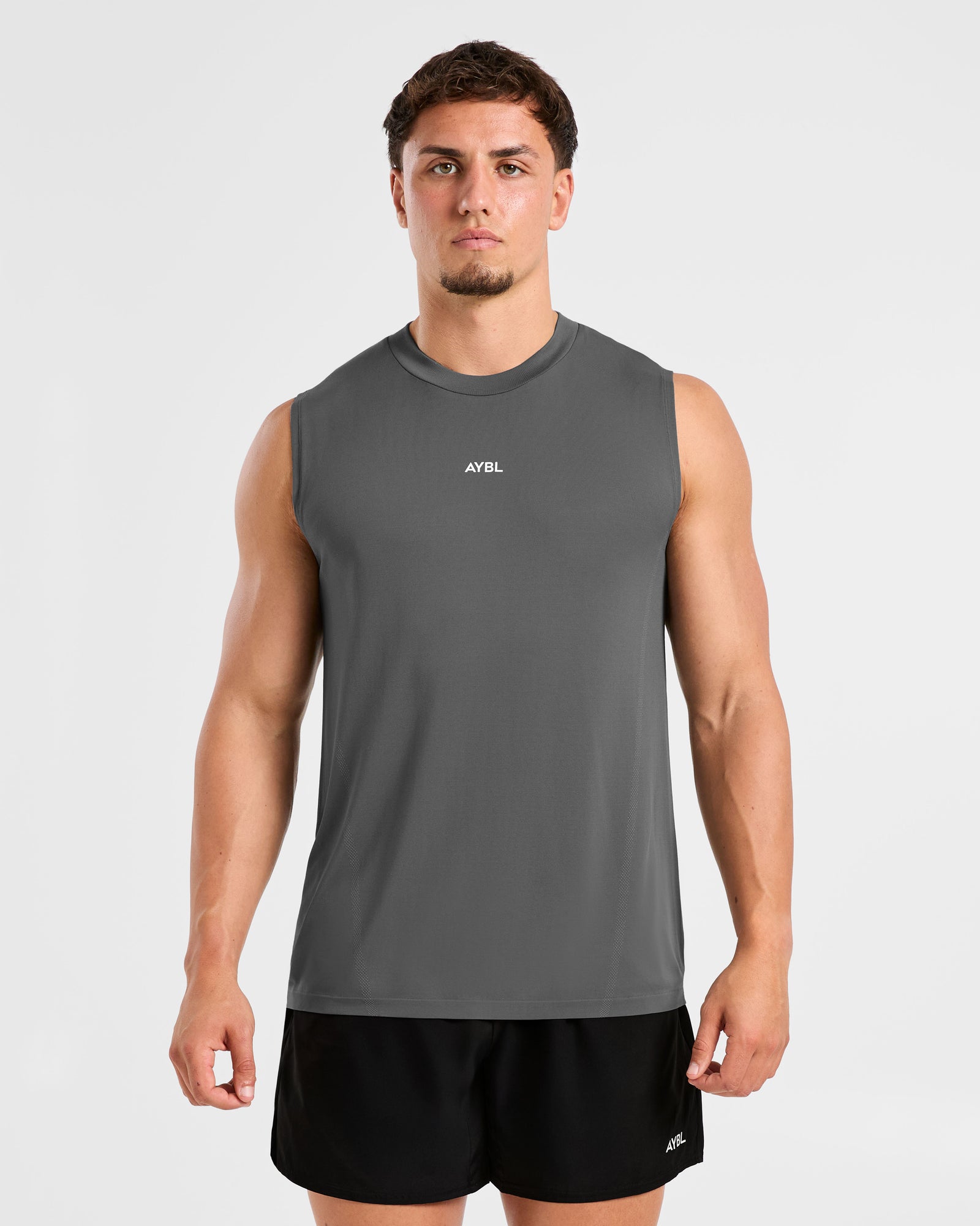 Attain Seamless Vest - Storm Grey