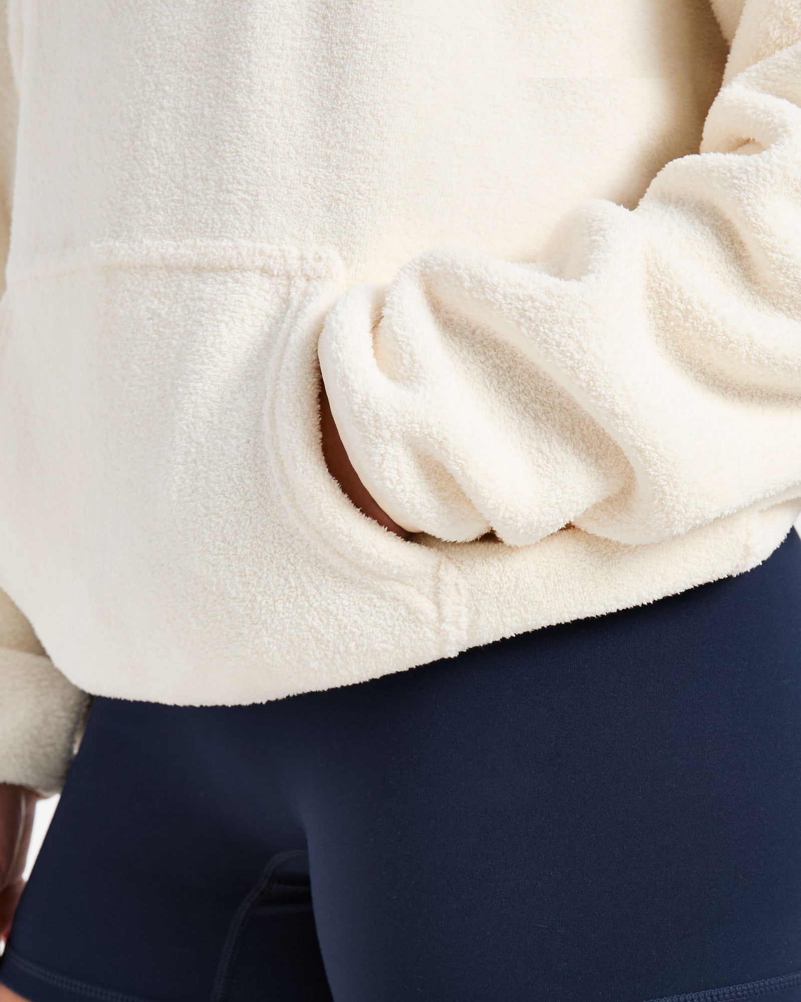 AYBL Sports Oversized Fleece Hoodie - Cream