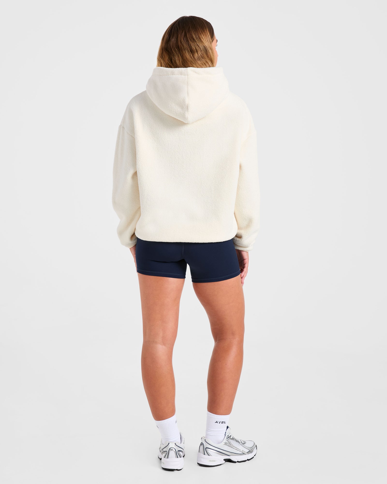 AYBL Sports Oversized Fleece Hoodie - Cream