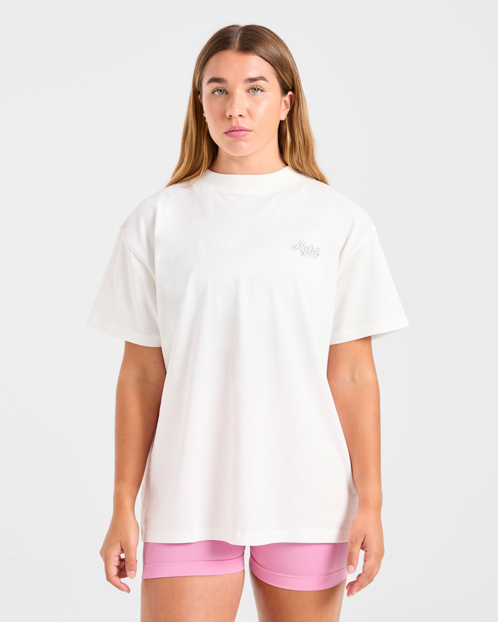 Sports Wellness Oversized T Shirt - Off White