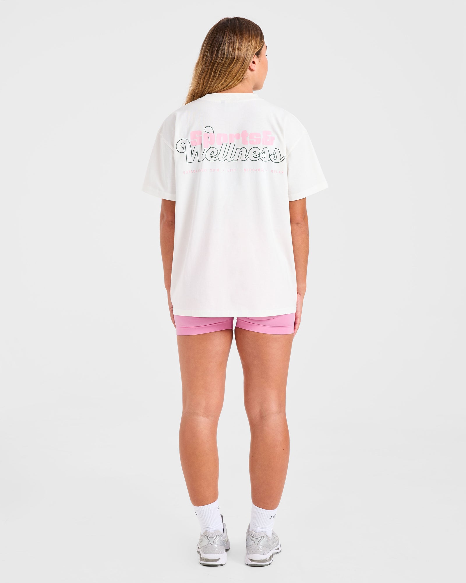 Sports Wellness Oversized T Shirt - Off White