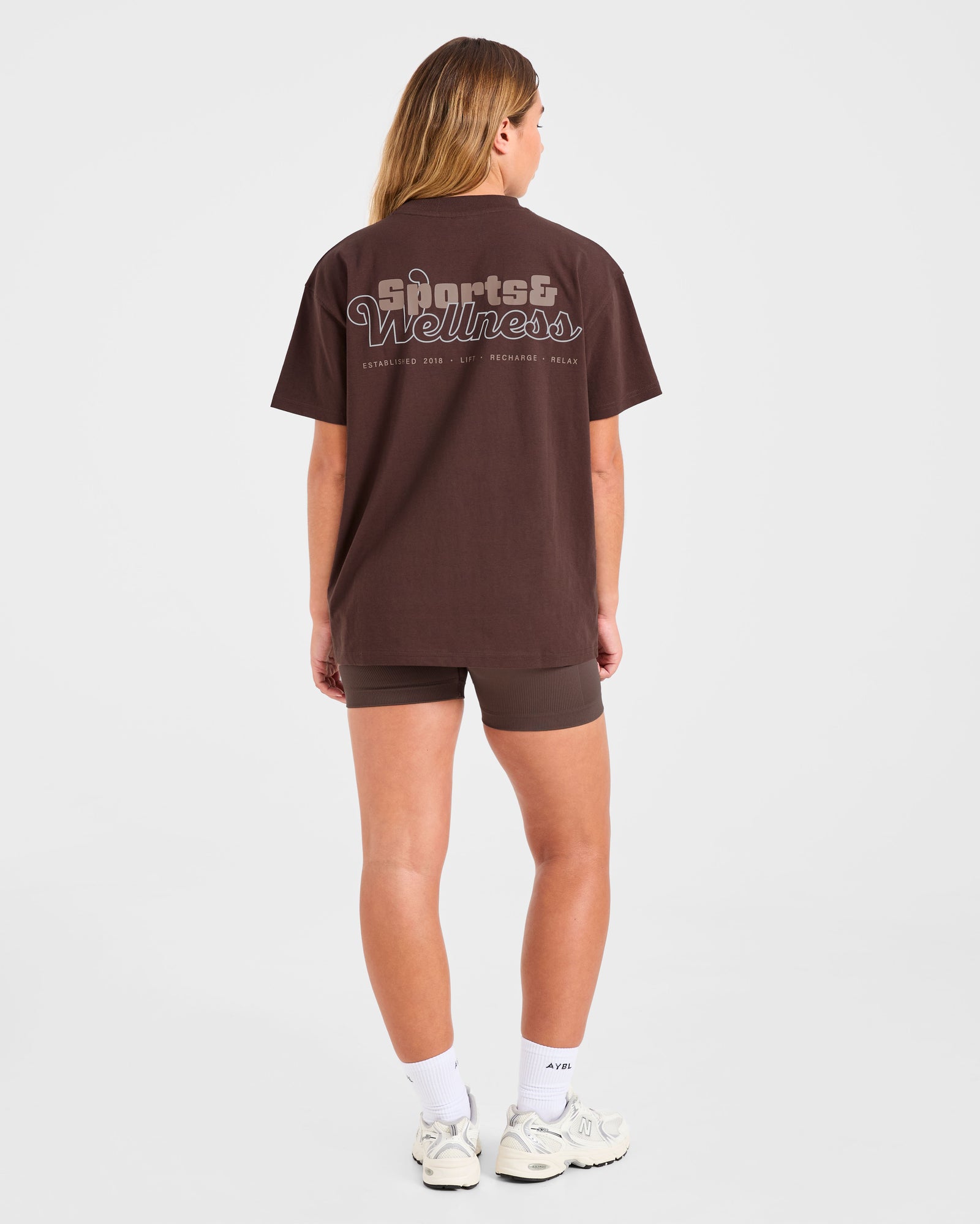 JD Sports Wellness Oversized T Shirt - Brown (Copy)