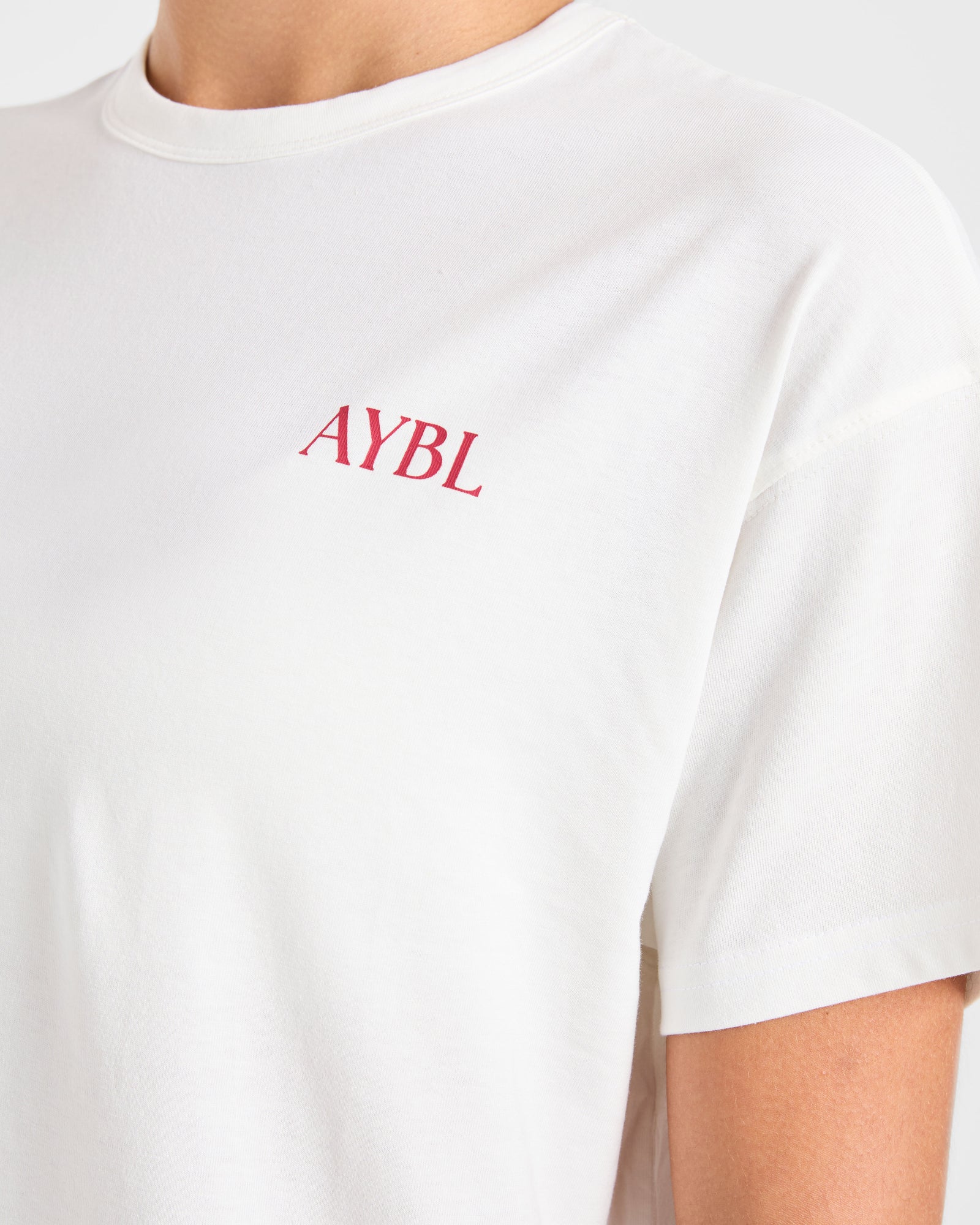 Athletics Club Oversized T Shirt - Off White