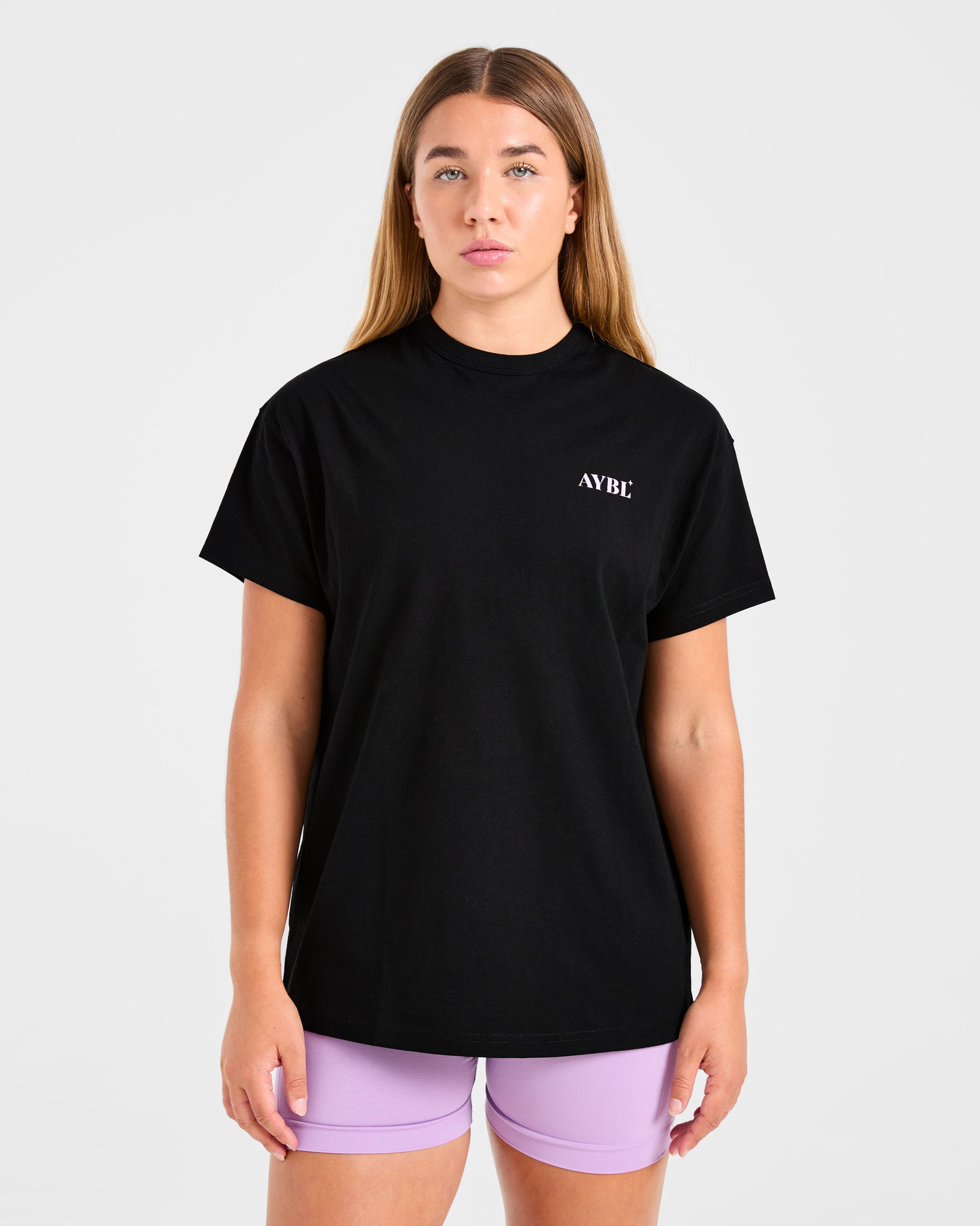 Dedicate To The Journey Oversized T Shirt - Black