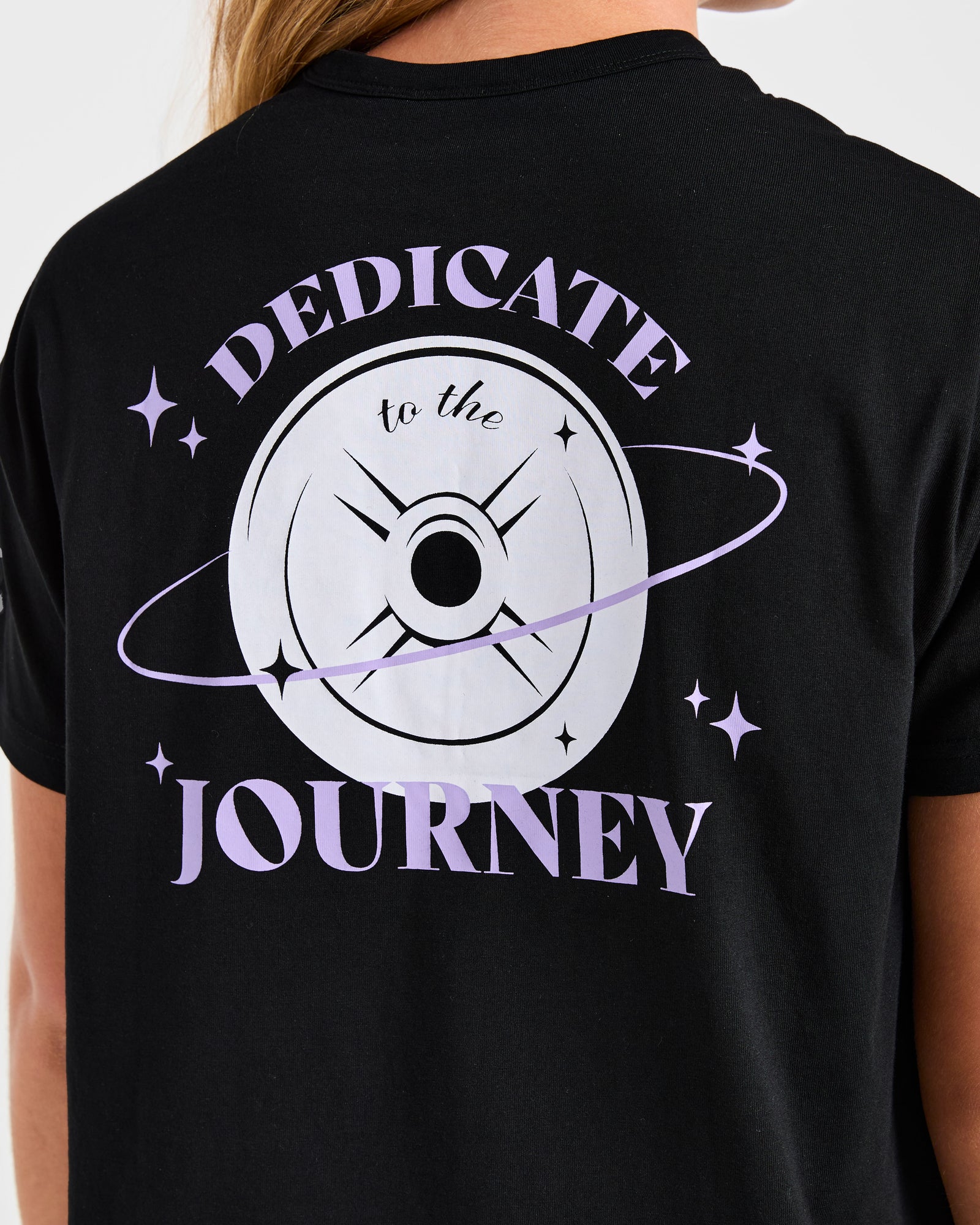 Dedicate To The Journey Oversized T Shirt - Black