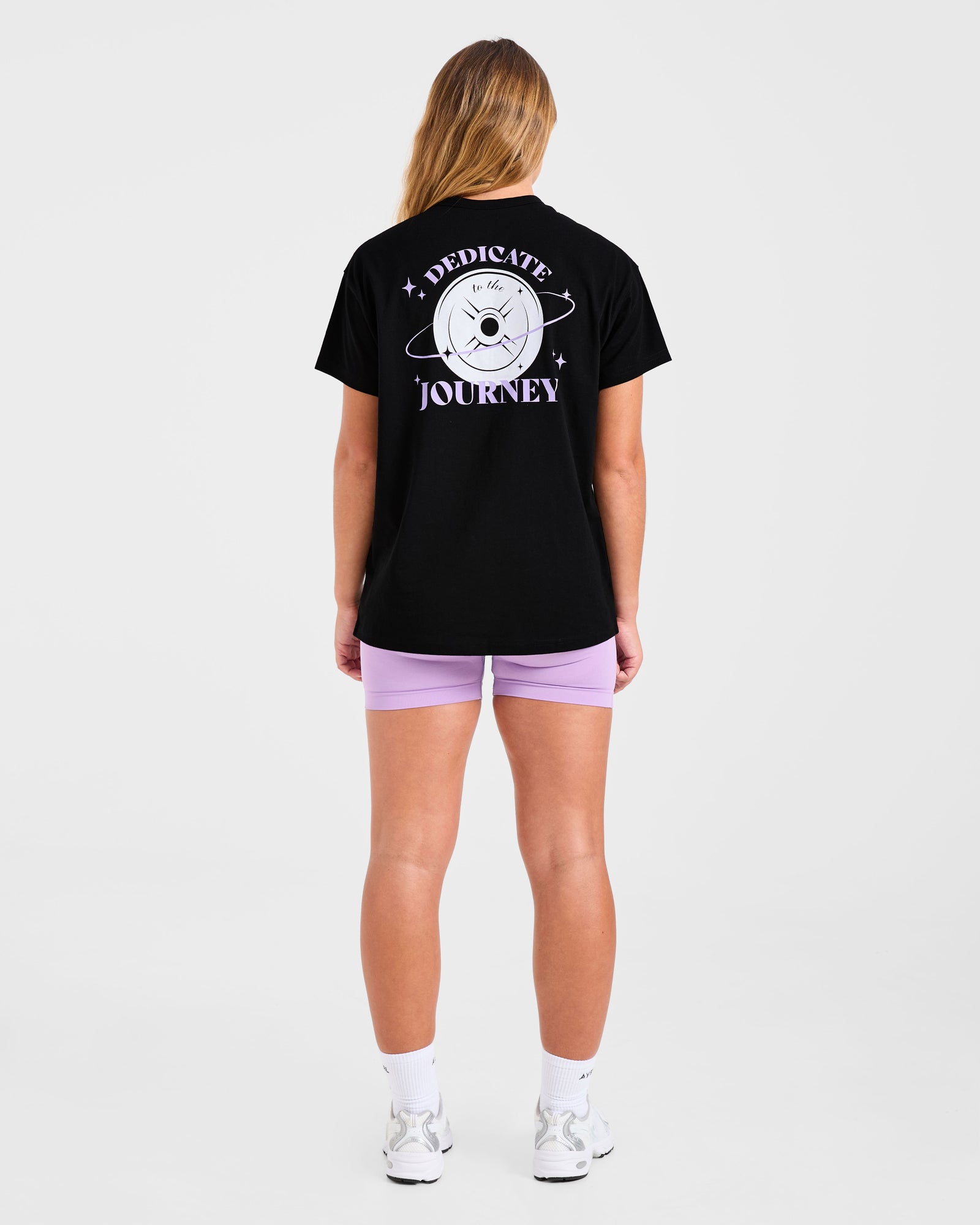 Dedicate To The Journey Oversized T Shirt - Black