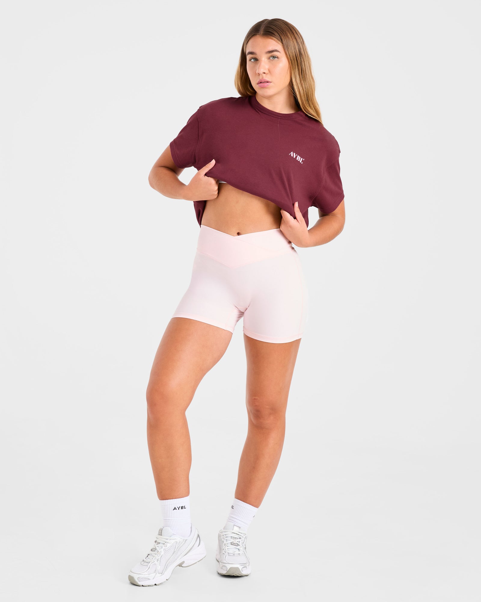 Dedicate To The Journey Oversized T Shirt - Burgundy