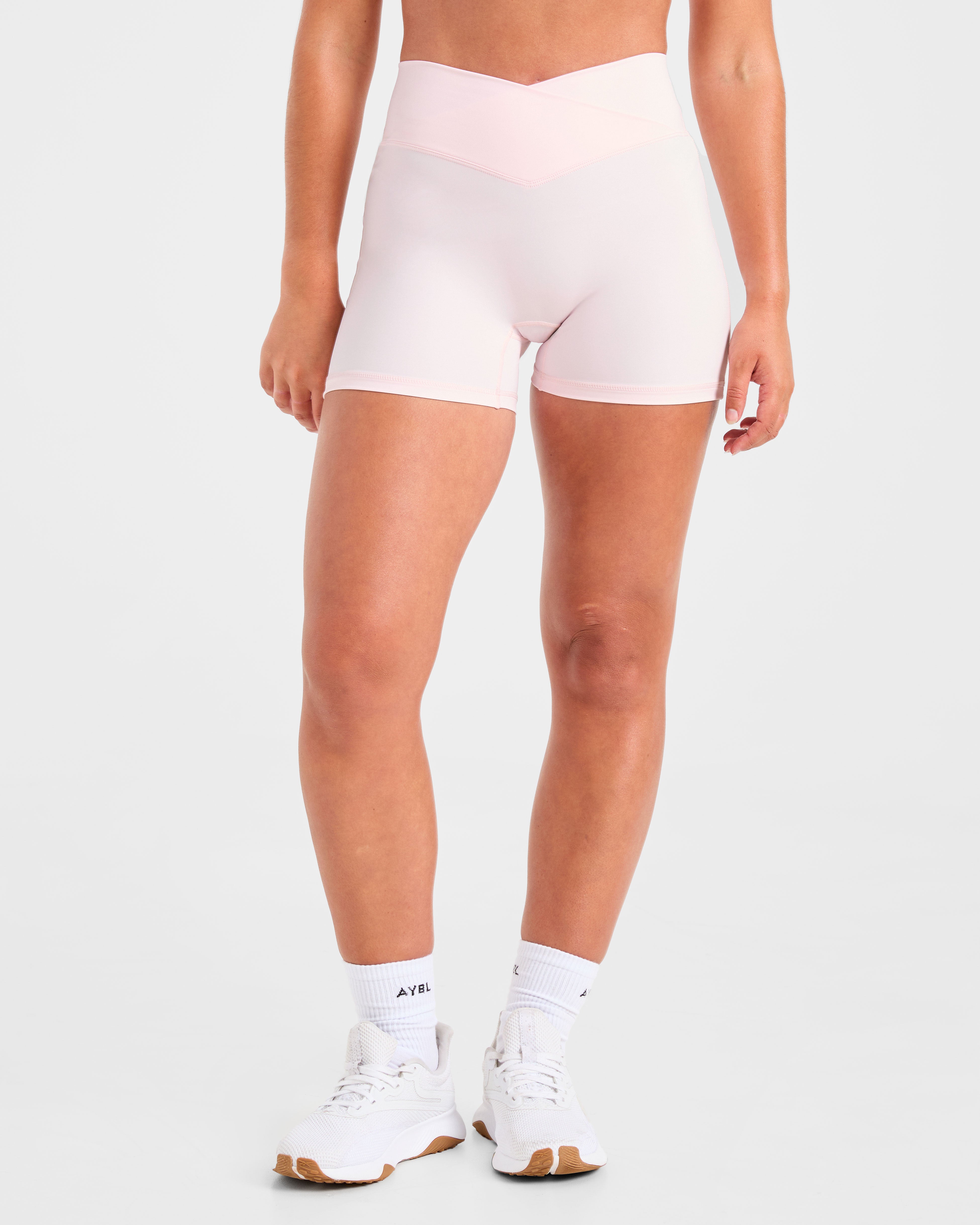 Sculpt Wrap Shorts - Iced Pink