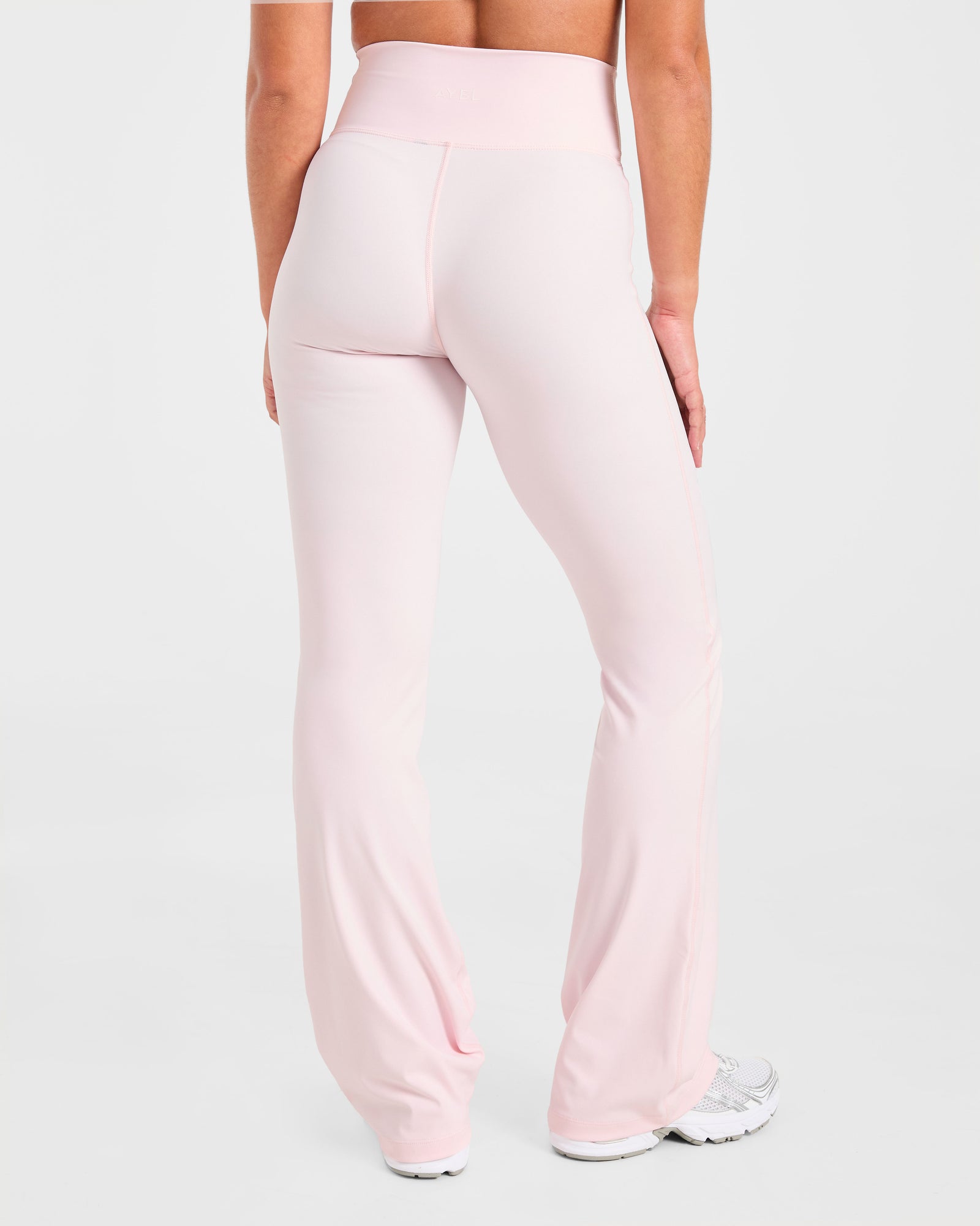 Sculpt Wrap Flared Leggings - Iced Pink