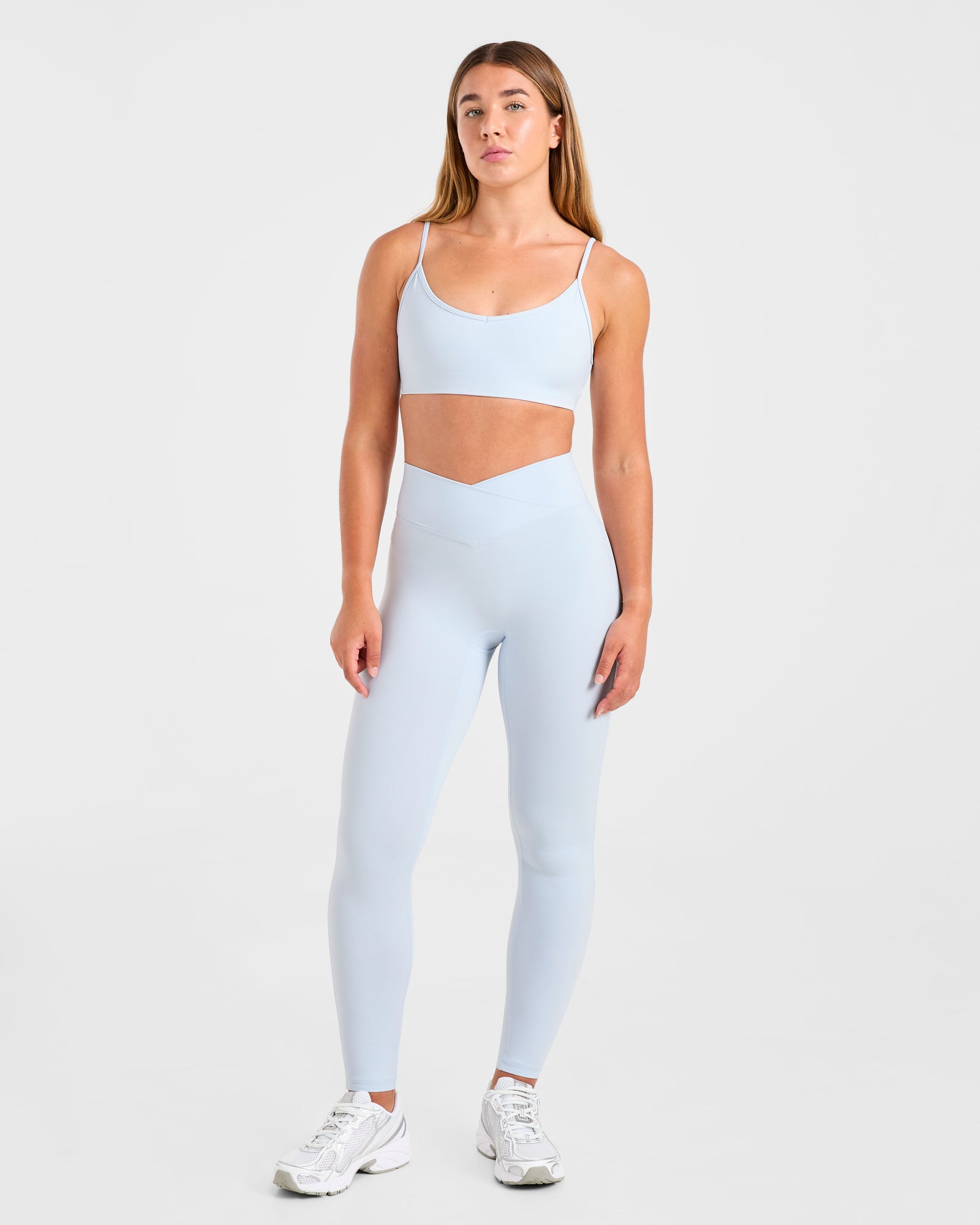 Sculpt Wrap Leggings - Iced Blue