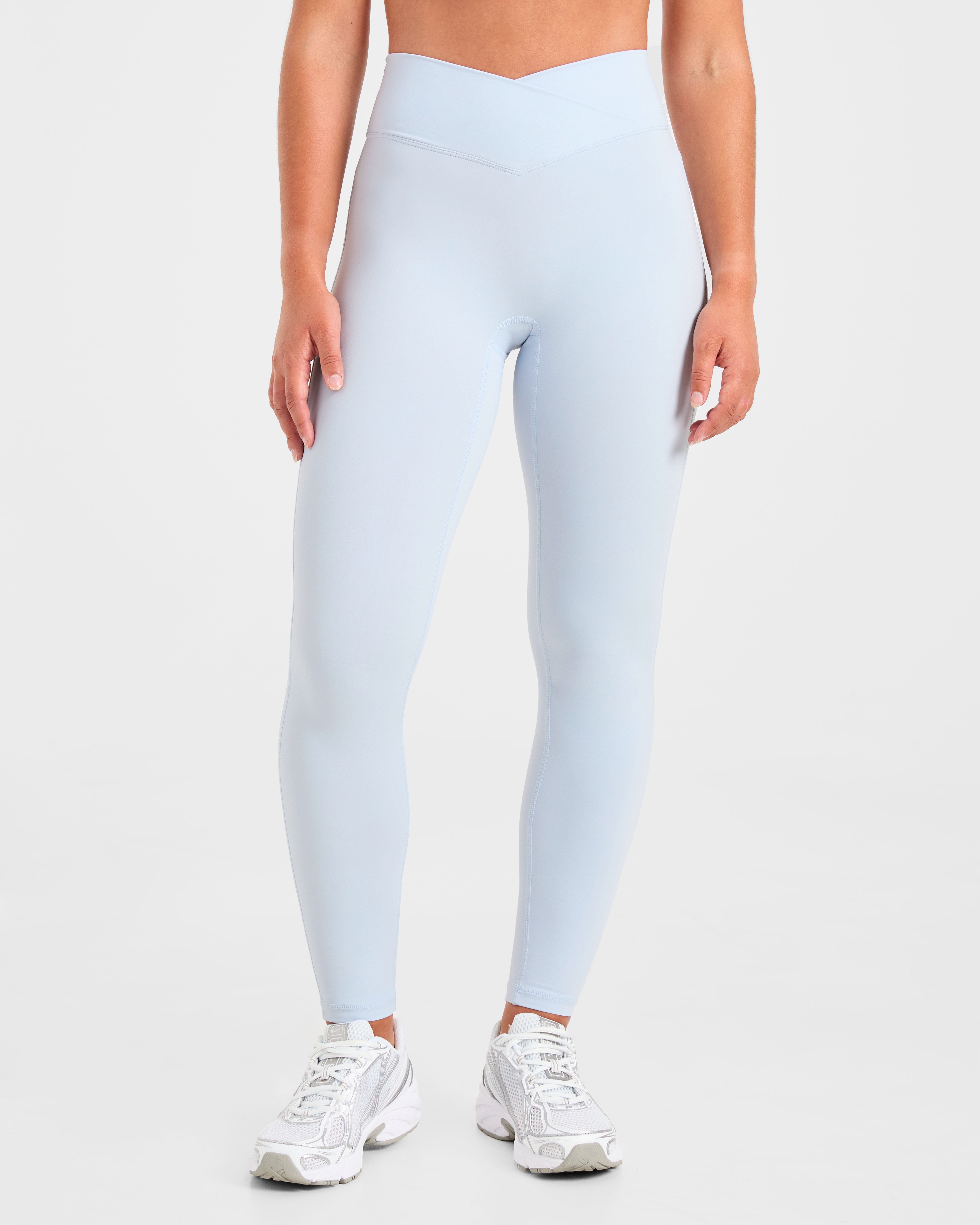 Sculpt Wrap Leggings - Iced Blue