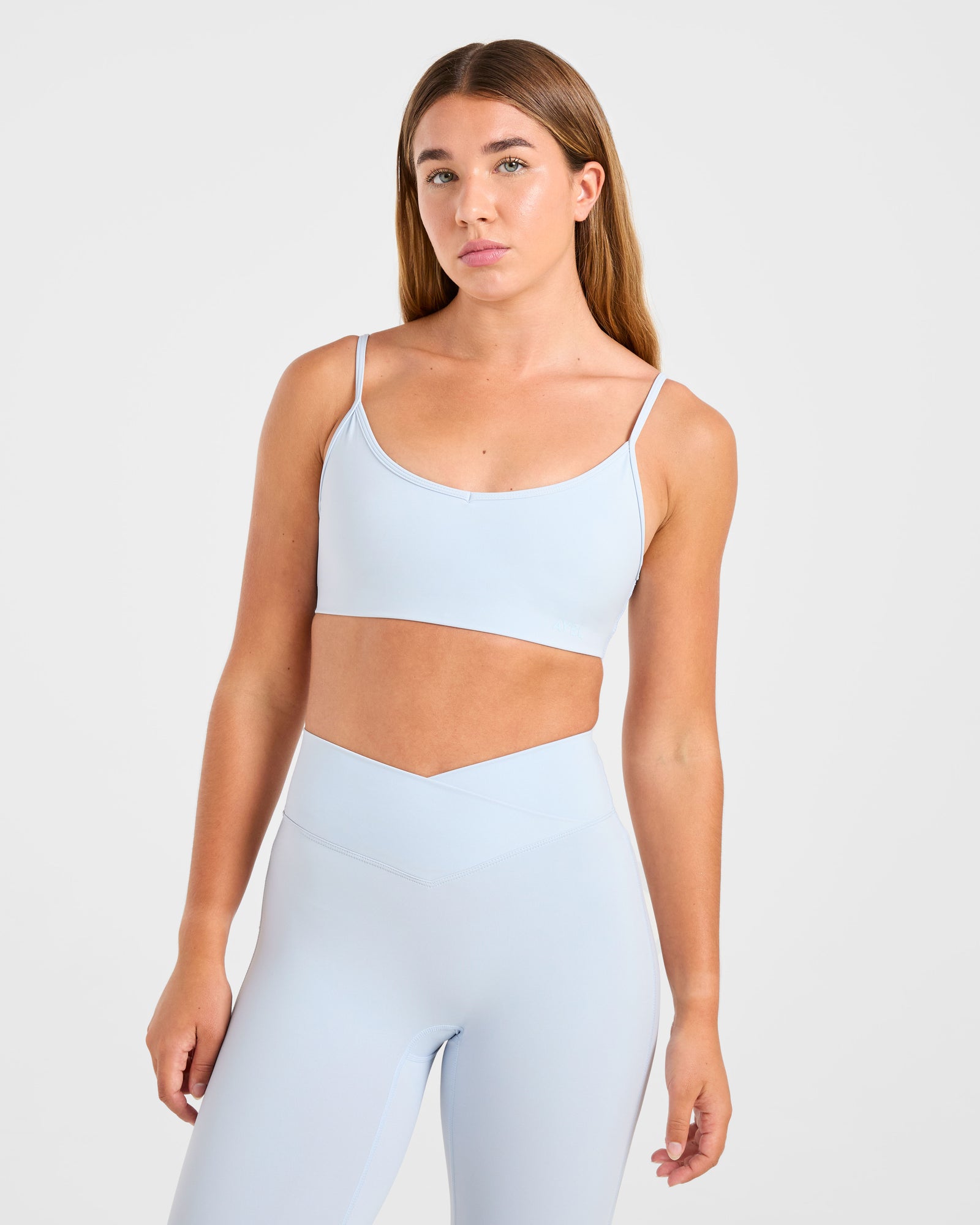 Sculpt Wrap Sports Bra - Iced Blue