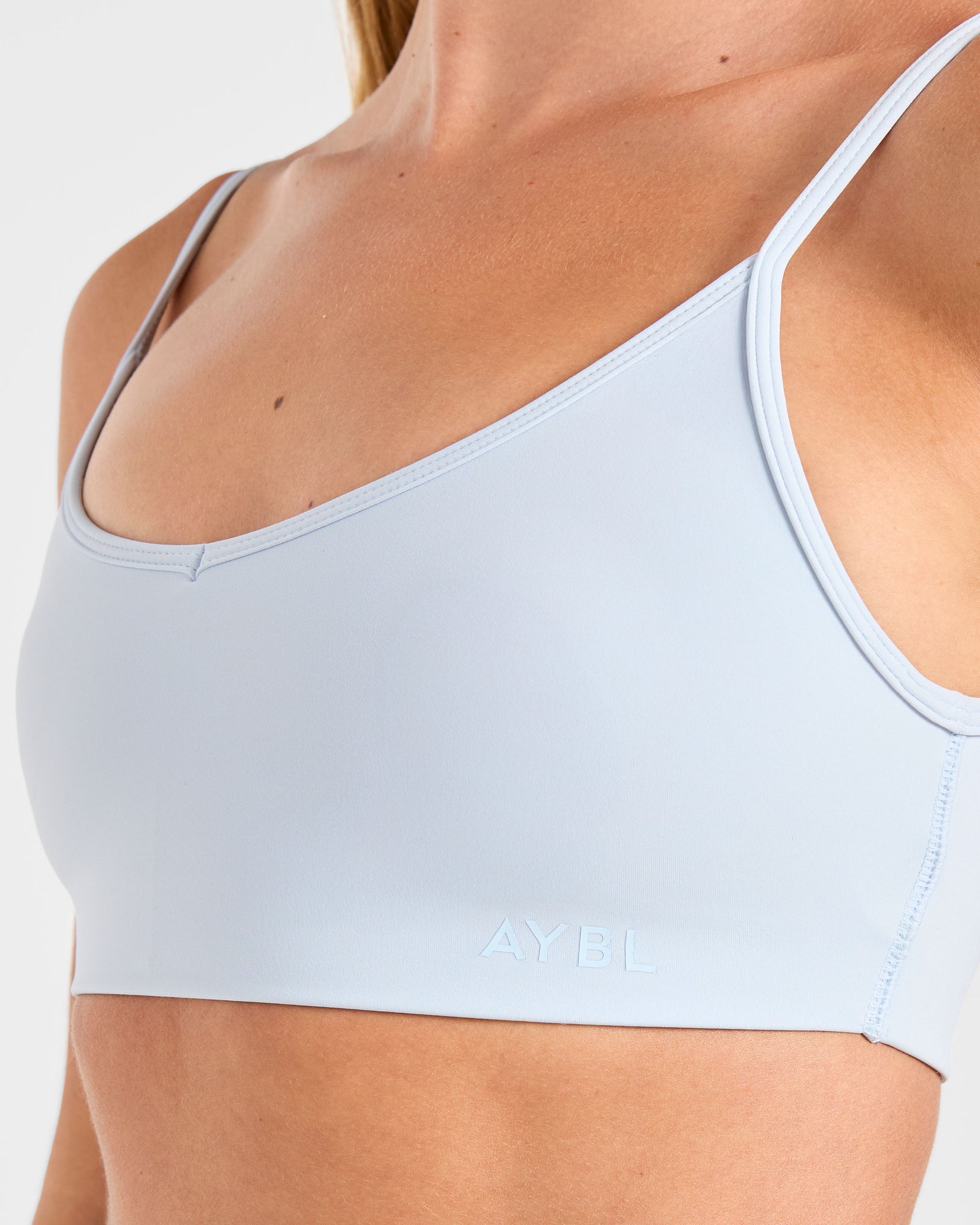 Sculpt Wrap Sports Bra - Iced Blue