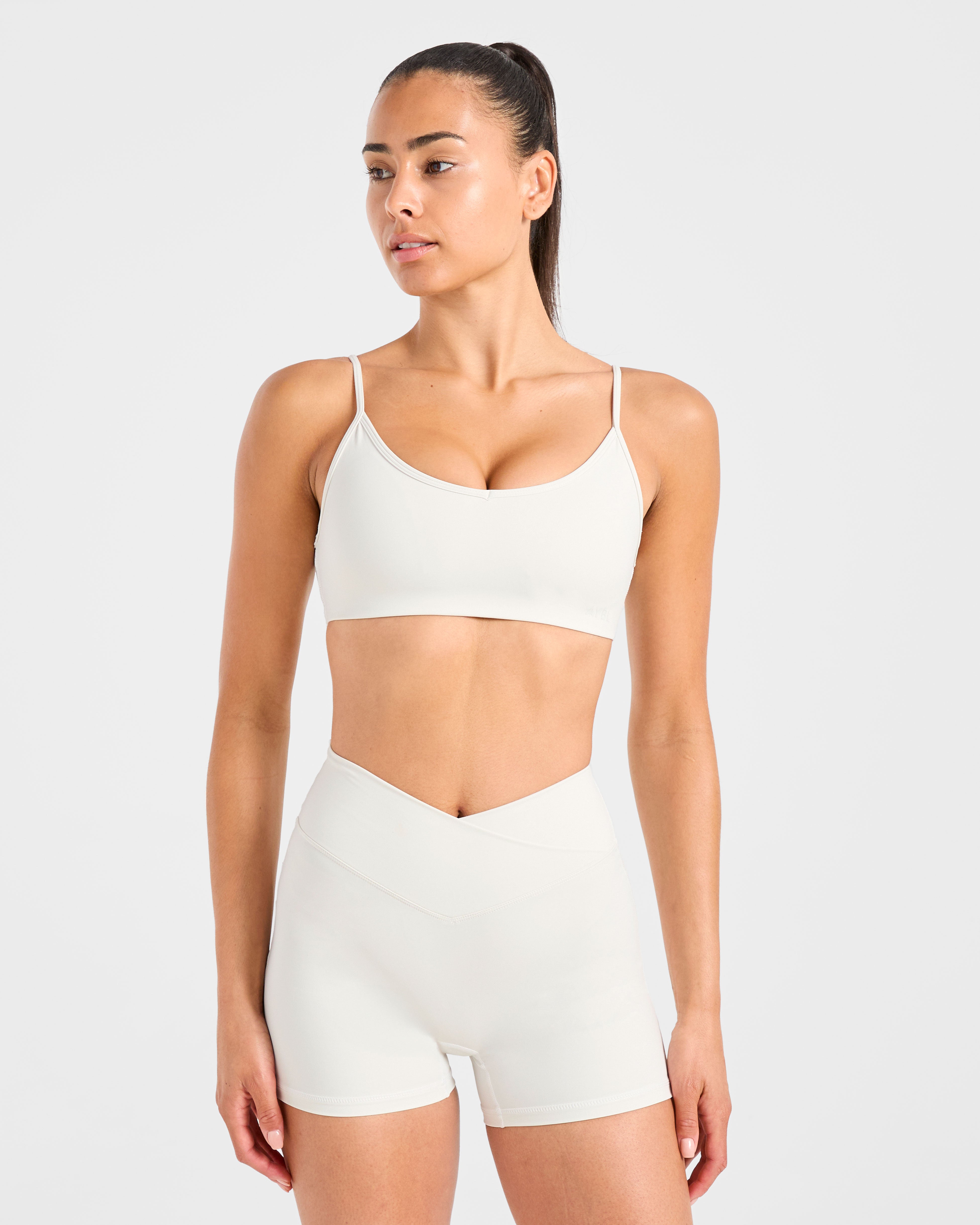 Sculpt Wrap Sports Bra - Tofu