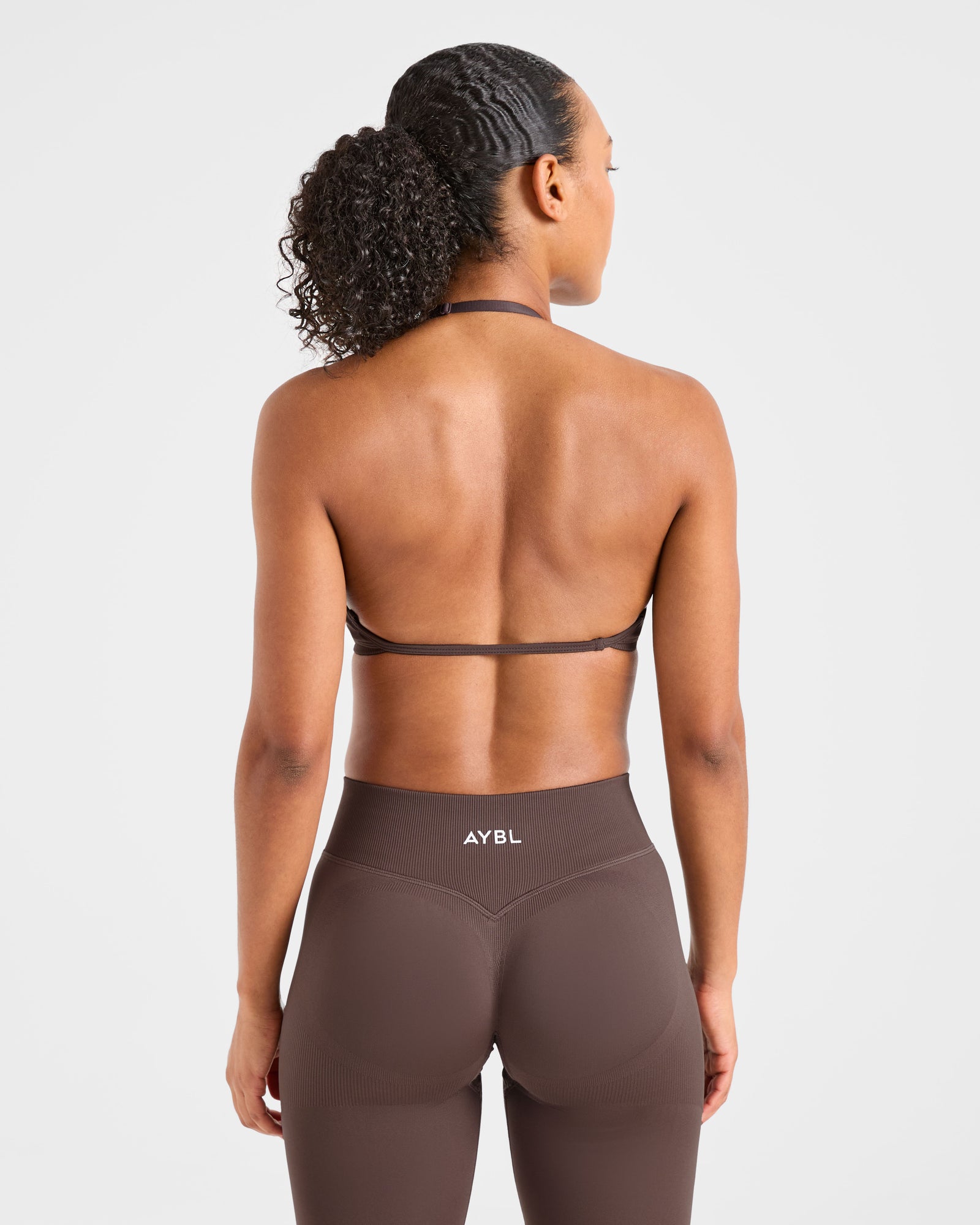 Adapt Seamless Strappy Sports Bra - Brown