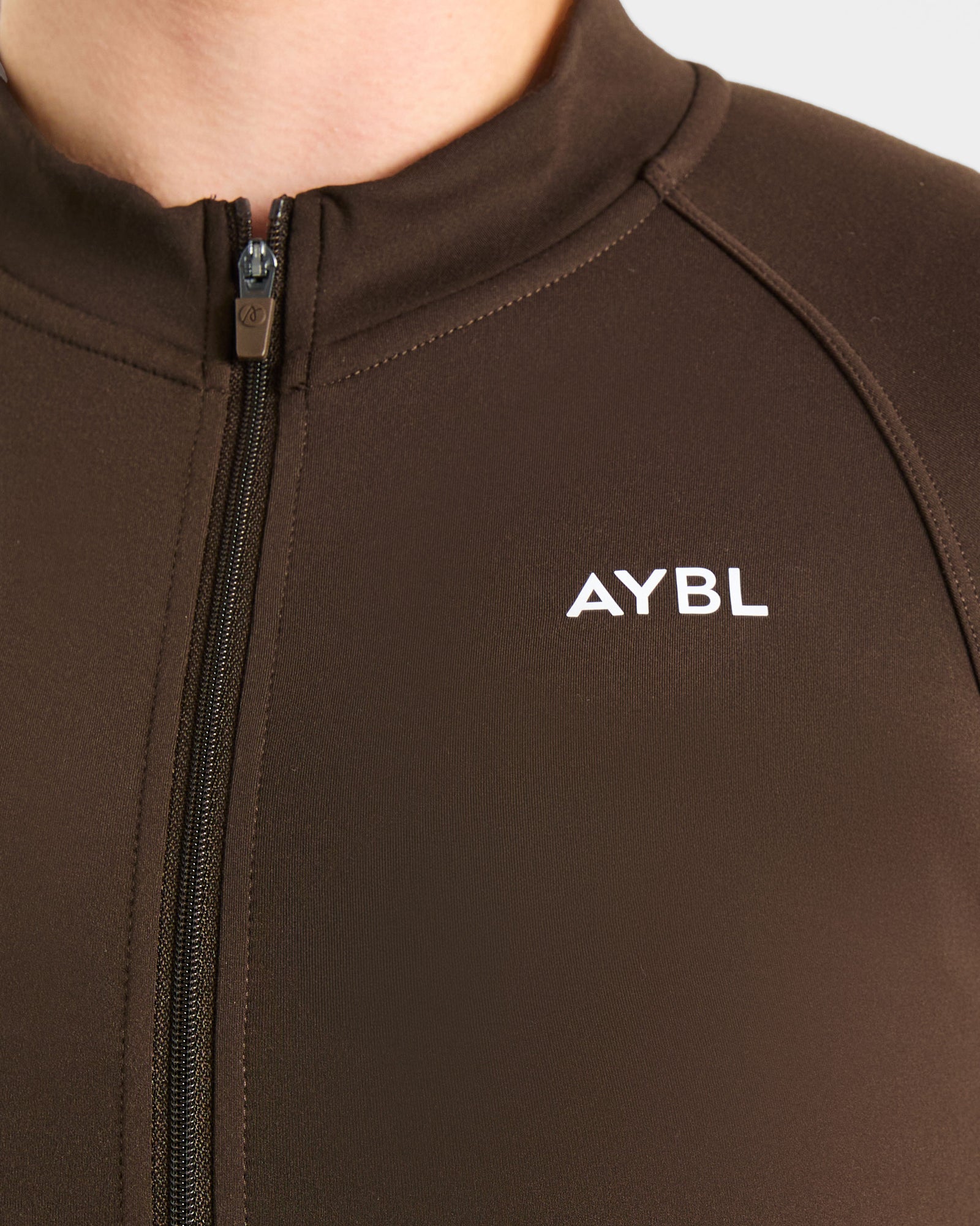 Form Zip Up Jacket - Coffee Bean