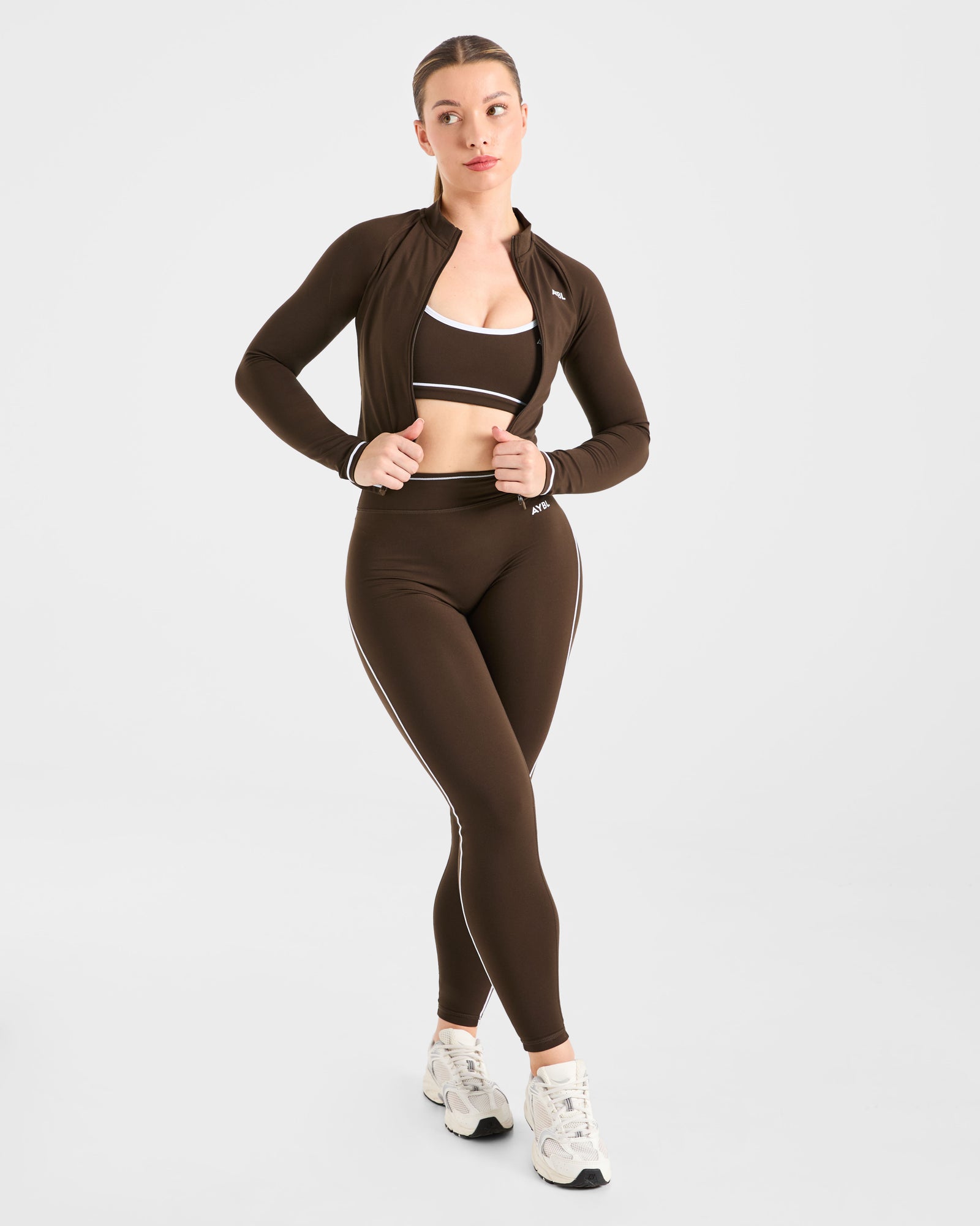 Form Zip Up Jacket - Coffee Bean