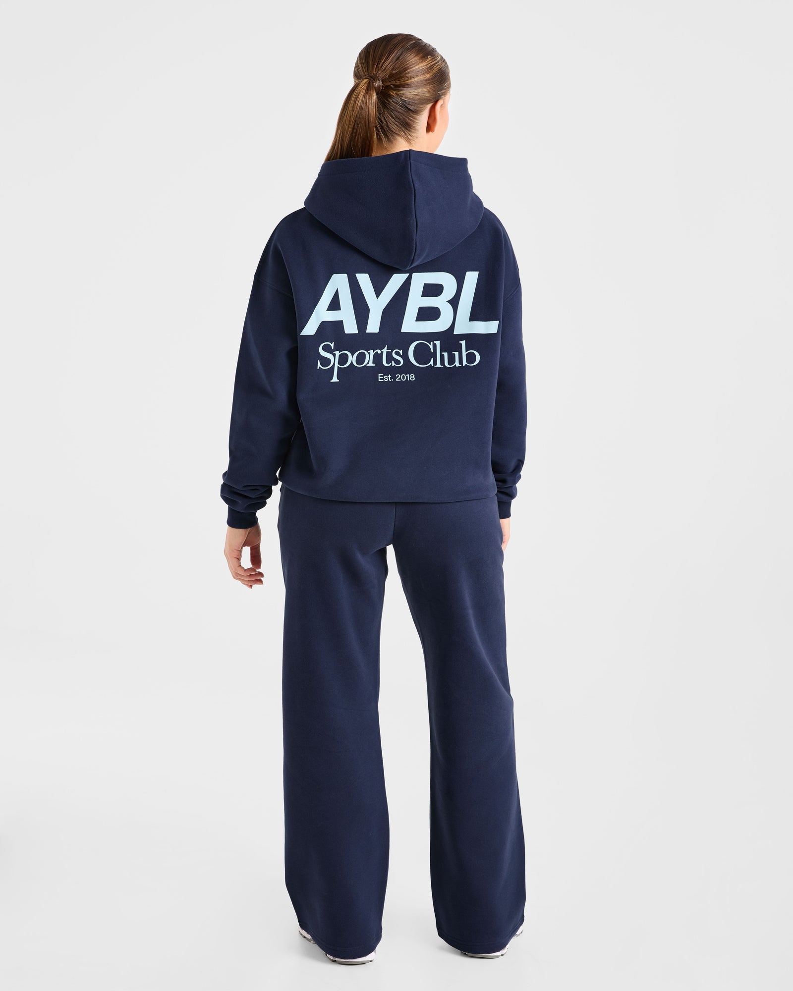 AYBL Sports Club Oversized Hoodie - Navy/Blue