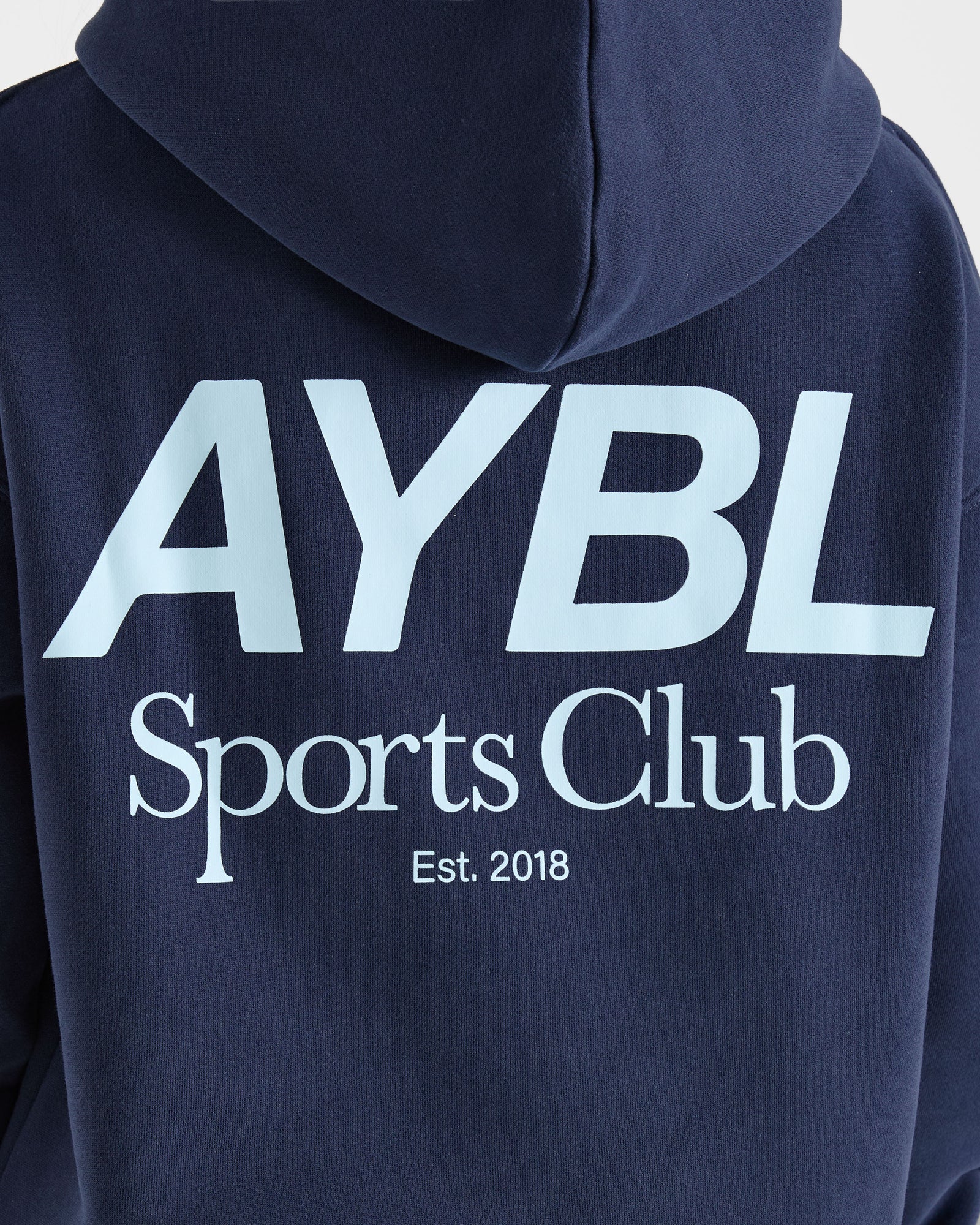 AYBL Sports Club Oversized Hoodie - Navy/Blue