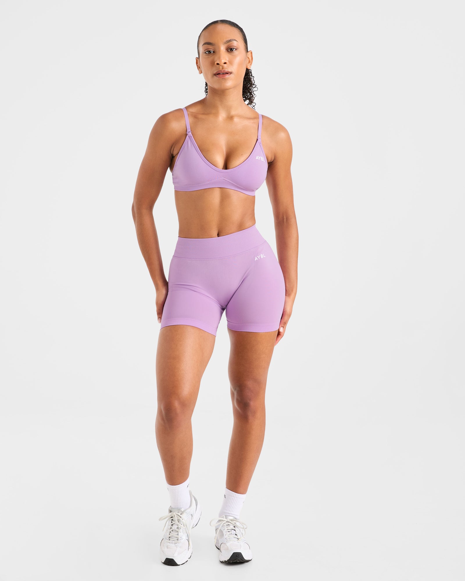 Adapt Seamless Strappy Sports Bra - Spring Lilac