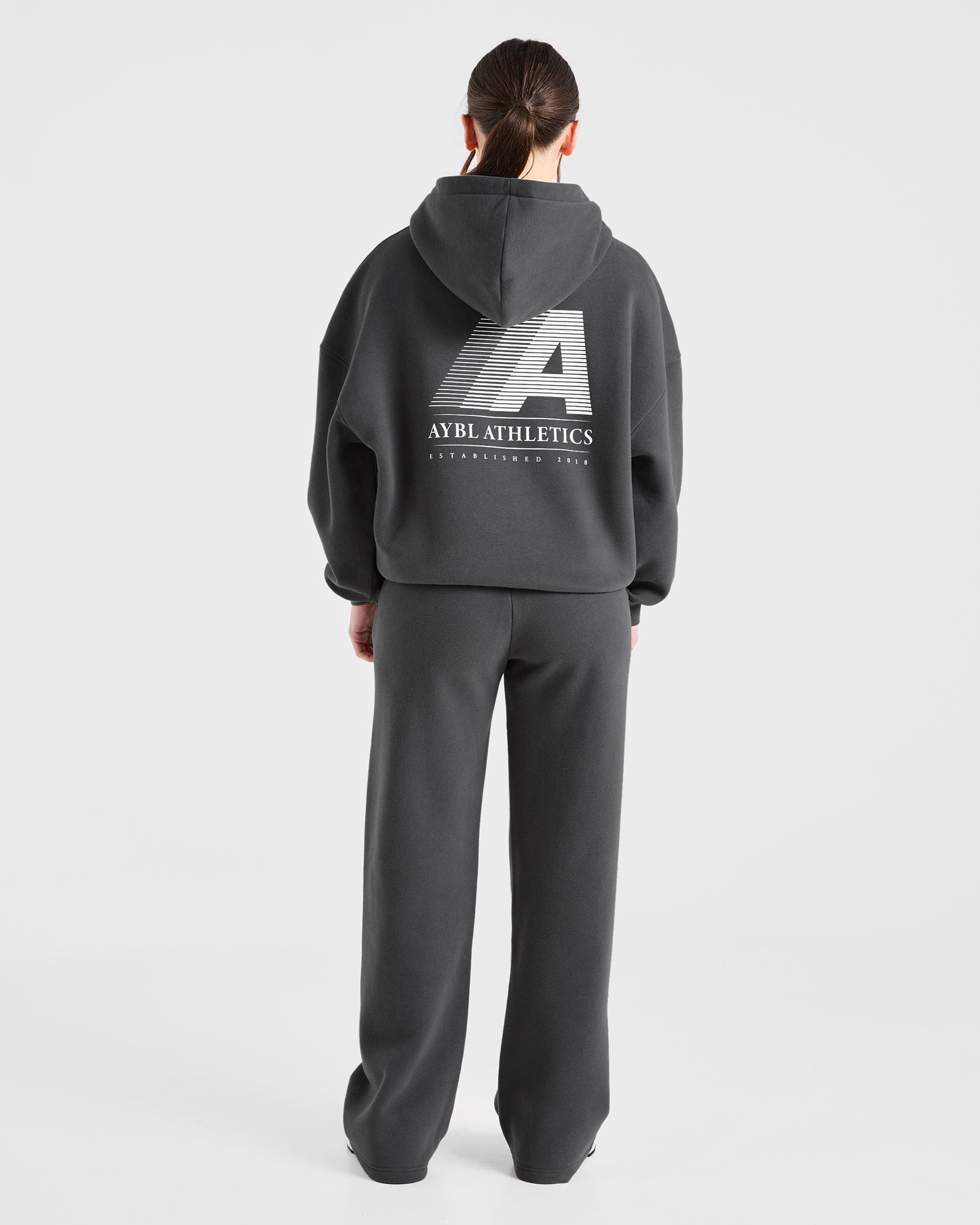 JD Retro Athletics Oversized Hoodie - Charcoal (Copy)