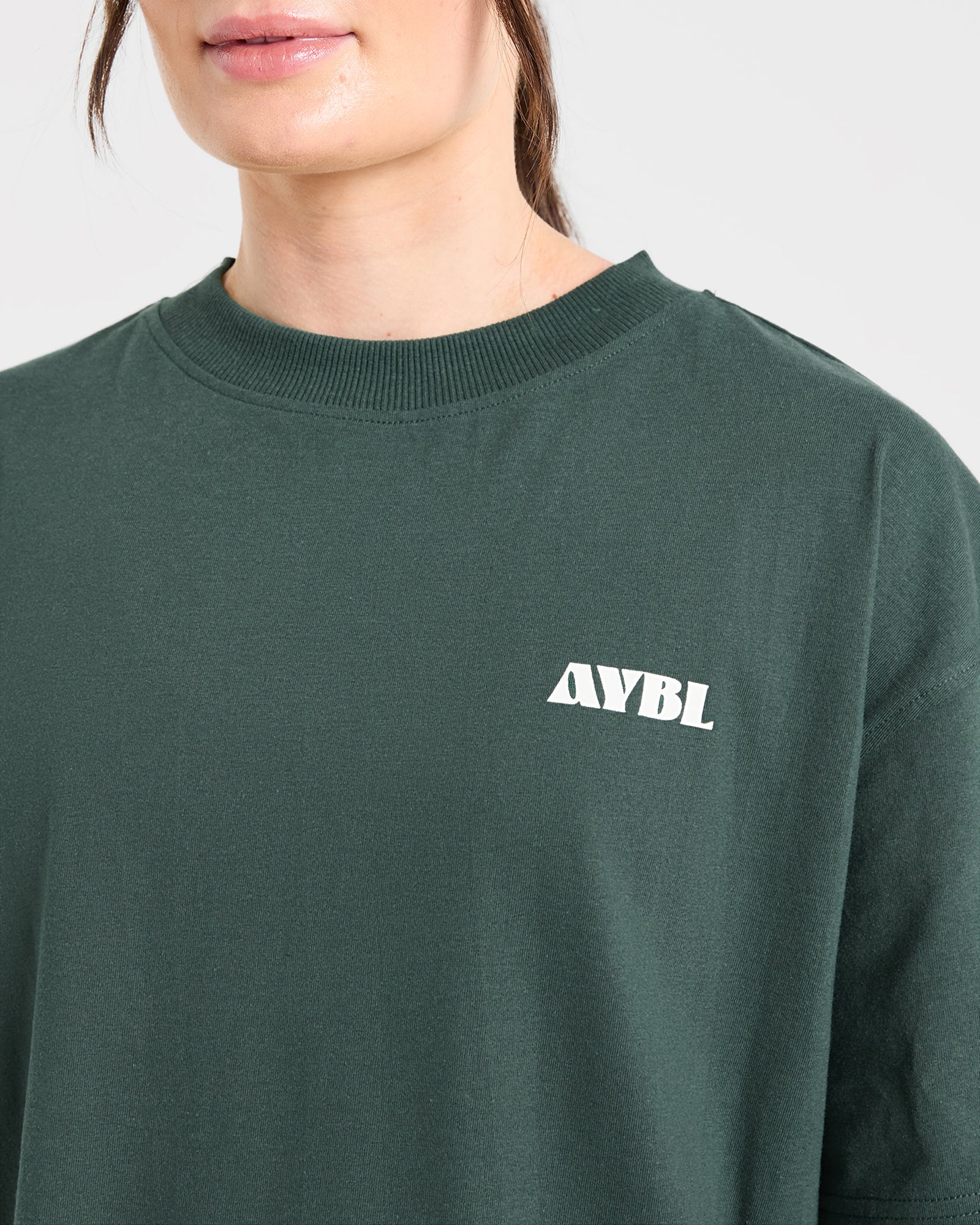 AYBL Sports Studio Oversized T Shirt - Forest Green