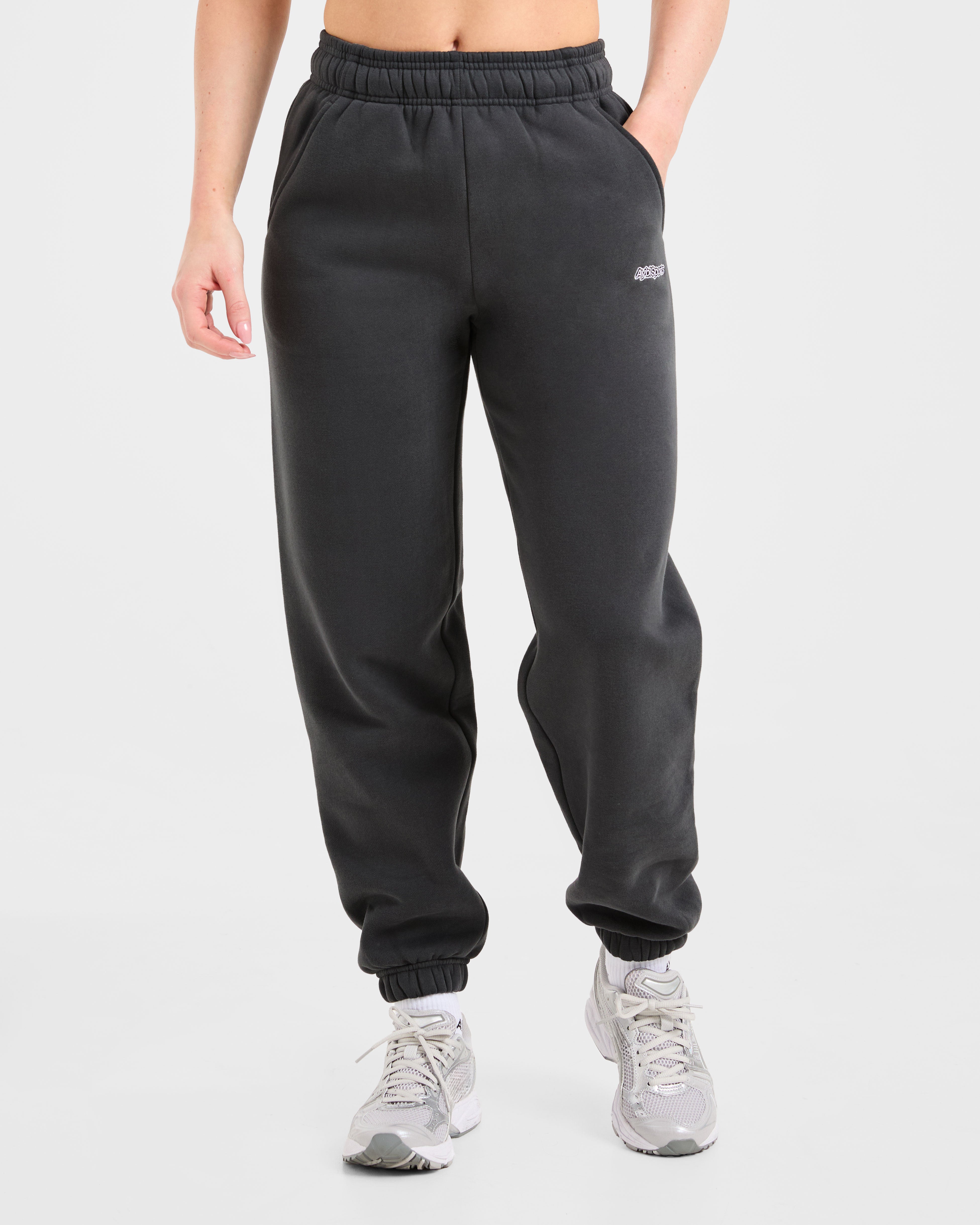 AYBL Sports Outline Oversized Joggers - Charcoal
