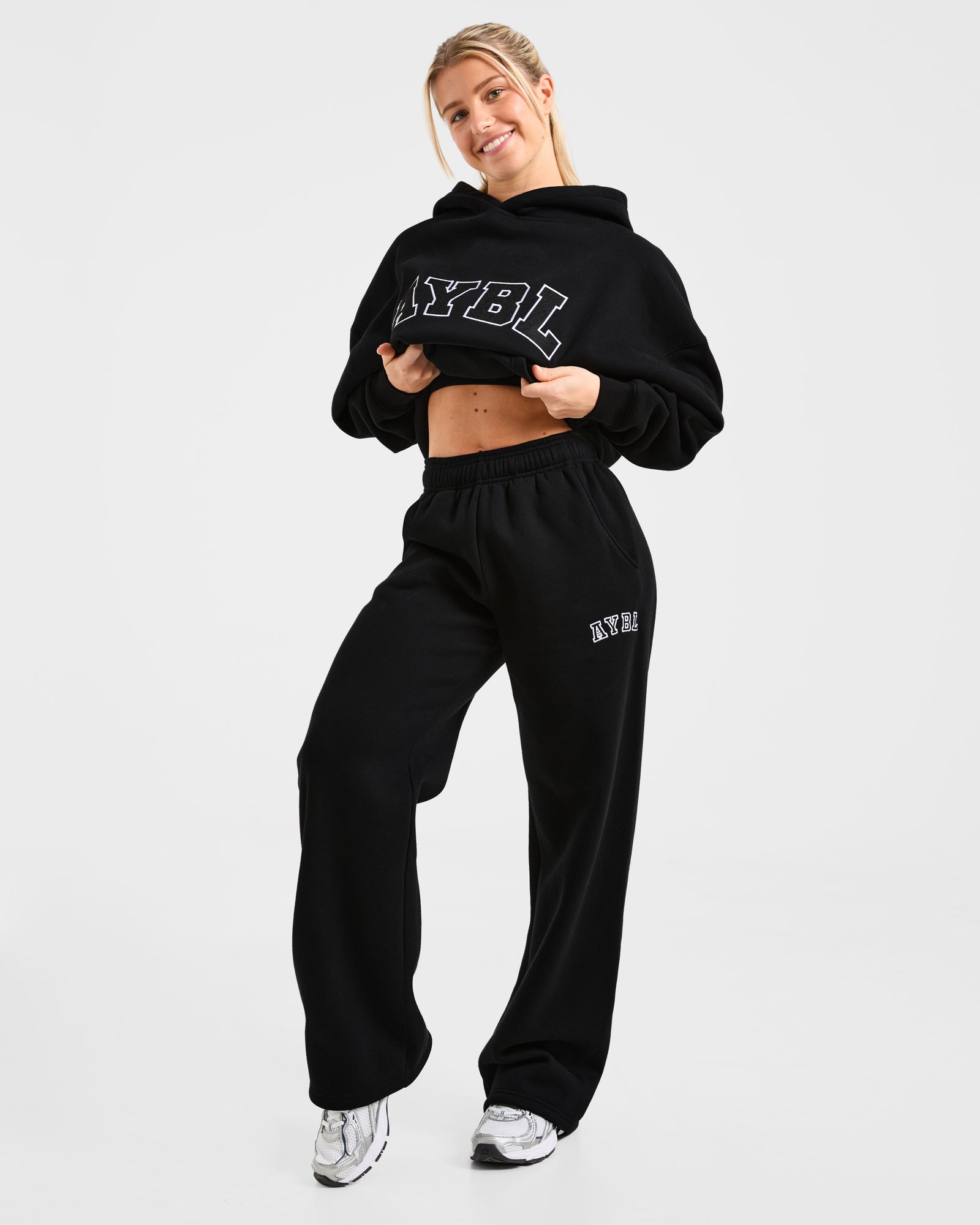 JD Varsity 2.0 Oversized Hoodie - Black (Copy)